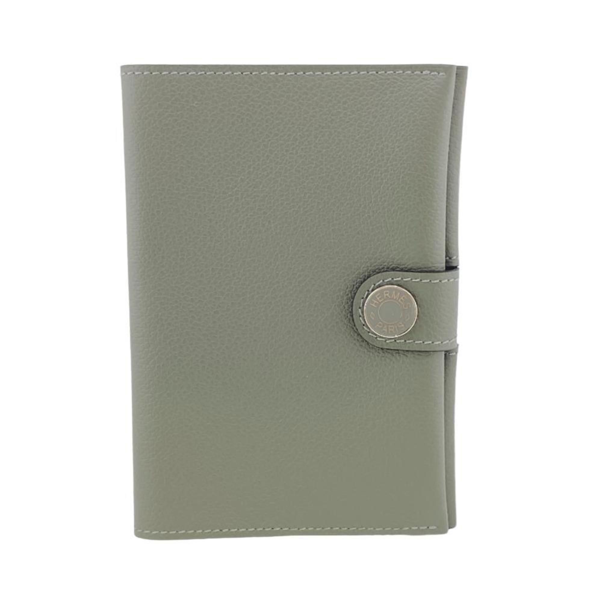image of Hermes R.m.s Passport Case Gray Ladies Z0004968 in Grey, Women's