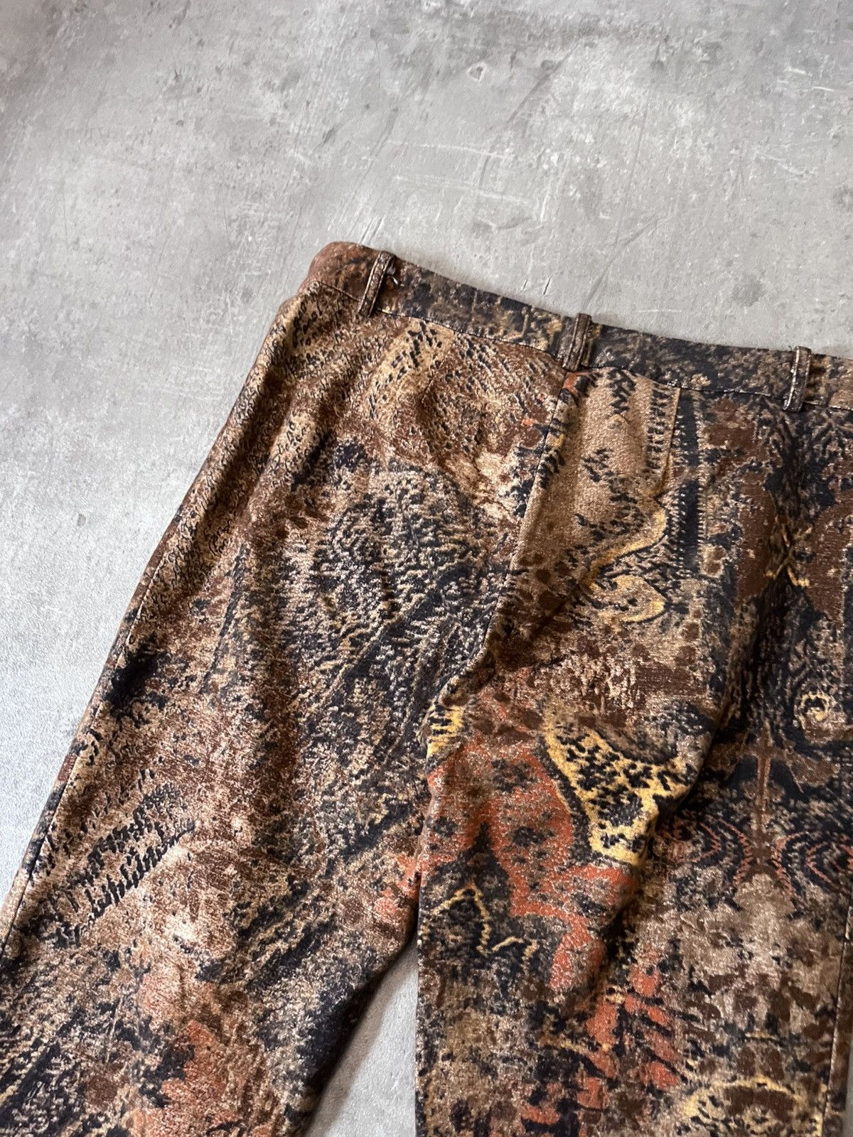 Roberto Cavalli Roberto Cavalli velvet pants 2000s Size 28" / US 6 / IT 42 - 7 Thumbnail