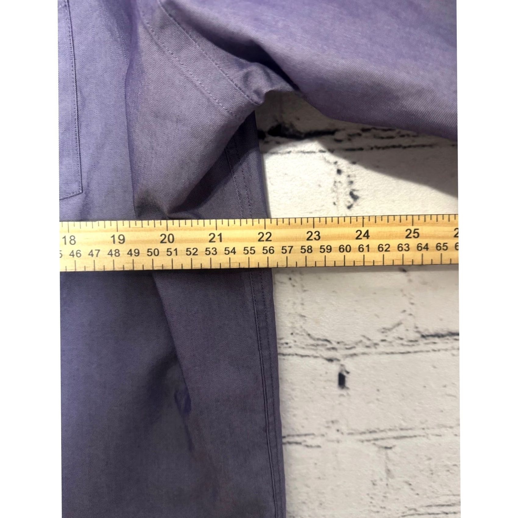 Stafford Stafford Shirt Mens 16 Purple Essentials The Blazer Button Down Size Size US L / EU 52-54 / 3 - 4 Thumbnail