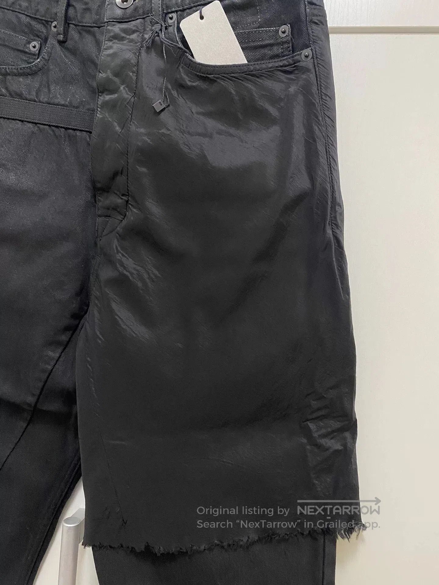 Rick Owens Drkshdw Rick Owens DRKSHDW Waxed Jeans. Size US 30 / EU 46 - 6 Thumbnail