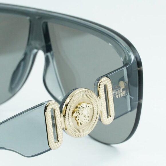 Versace Versace VE4391 311/6G Sunglasses Transparent Grey Aviator Size ONE SIZE - 8 Thumbnail