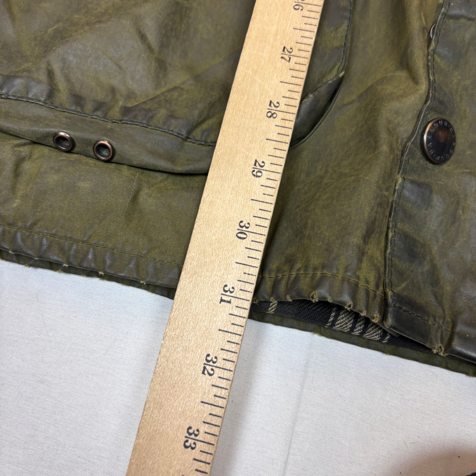 Barbour Barbour Classic Beaufort Waxed Plaid Lined Olive Jacket C38 Size US M / EU 48-50 / 2 - 6 Thumbnail