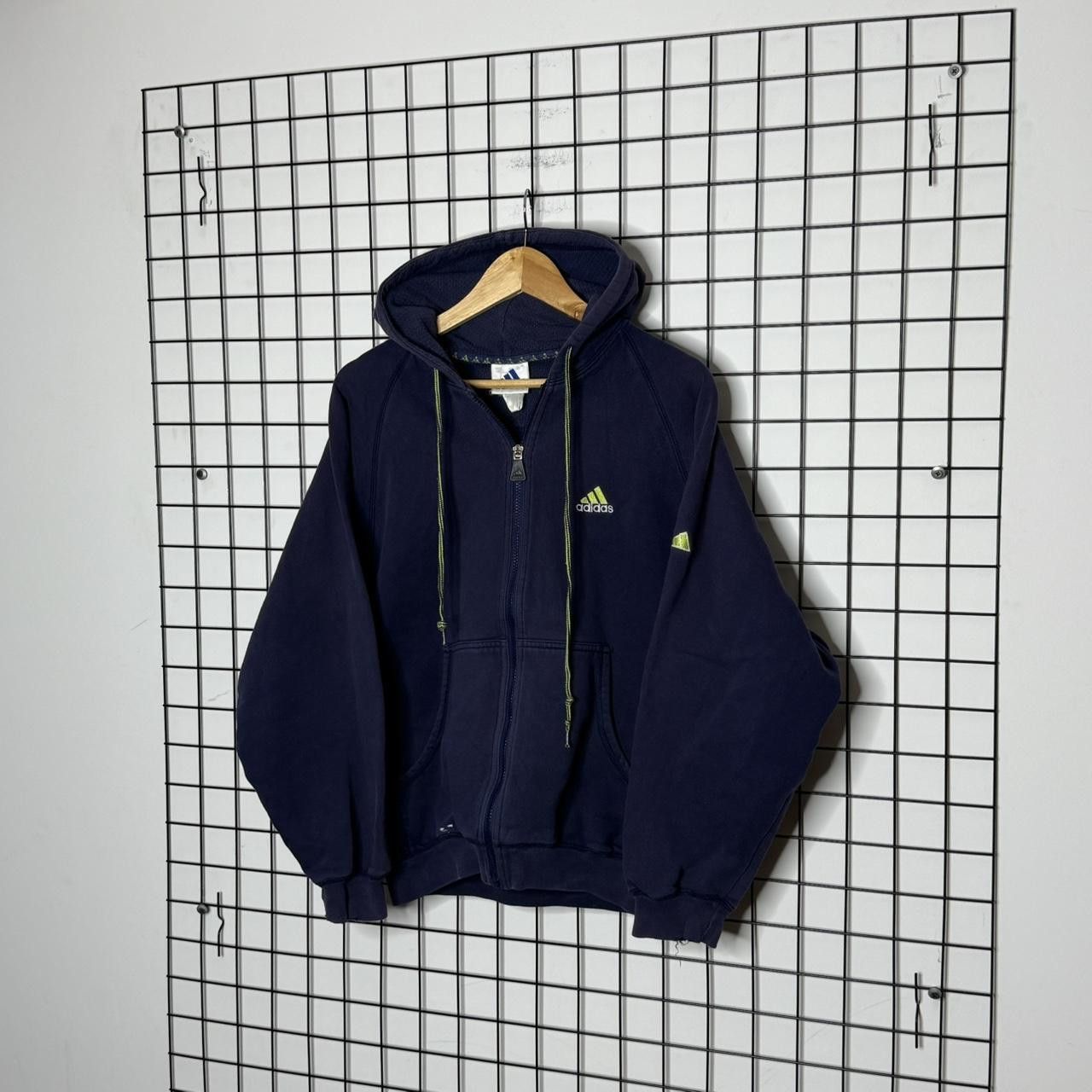 Adidas Adidas Hoodie Vintage Zip Up Sweatshirt Blue Embroidered Size US M / EU 48-50 / 2 - 4 Thumbnail