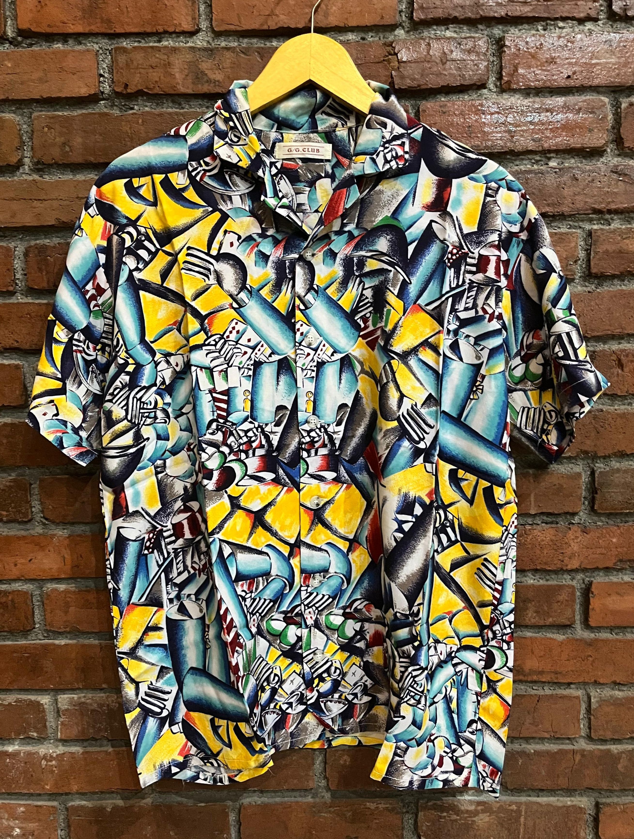 Vintage Vintage G/G CLUB crazy Hawaiian shirts Size US M / EU 48-50 / 2 - 1 Thumbnail