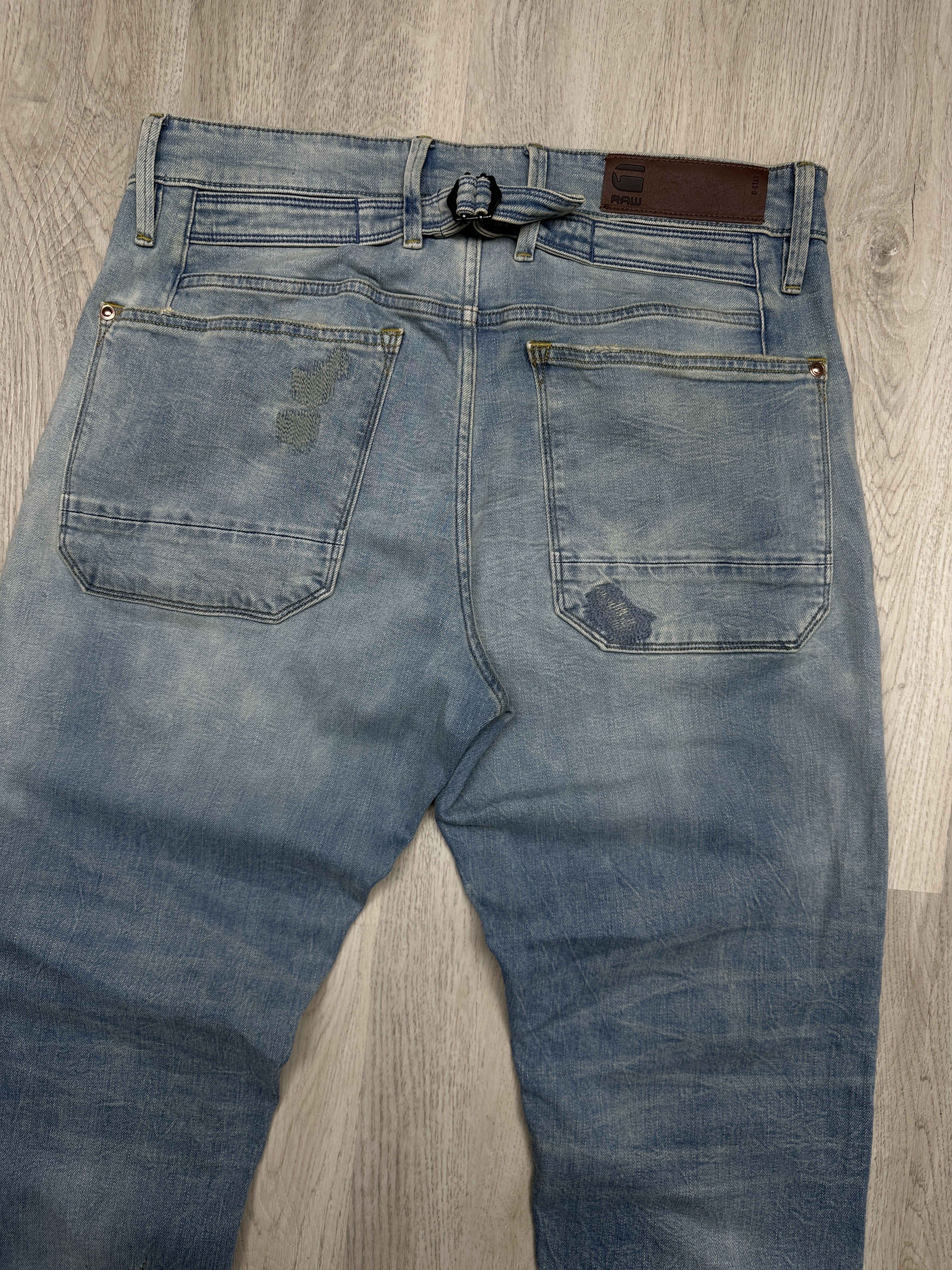 G-Star G Star Raw Mens Loic Relaxed Tapered Denim Pants Jeans Size US 32 / EU 48 - 10 Thumbnail