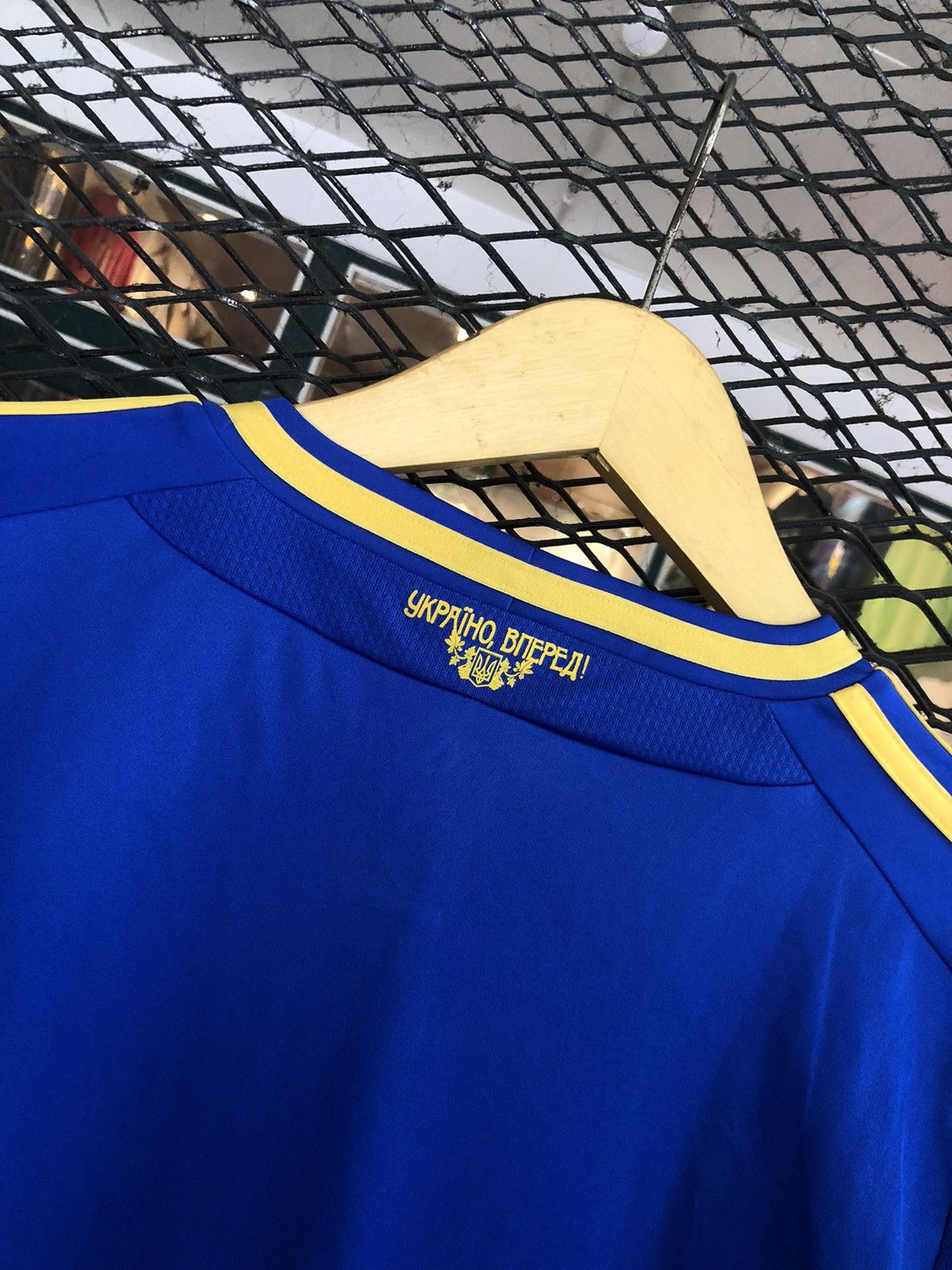 Vintage UKRAINE JERSEY AWAY 2012 -2014 Size US S / EU 44-46 / 1 - 6 Thumbnail