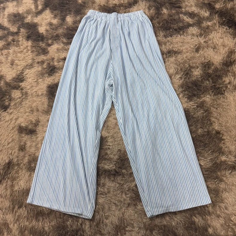Balenciaga Balenciaga Striped Coral Fleece Baggy Pants - dmc Size US 30 / EU 46 - 1 Thumbnail