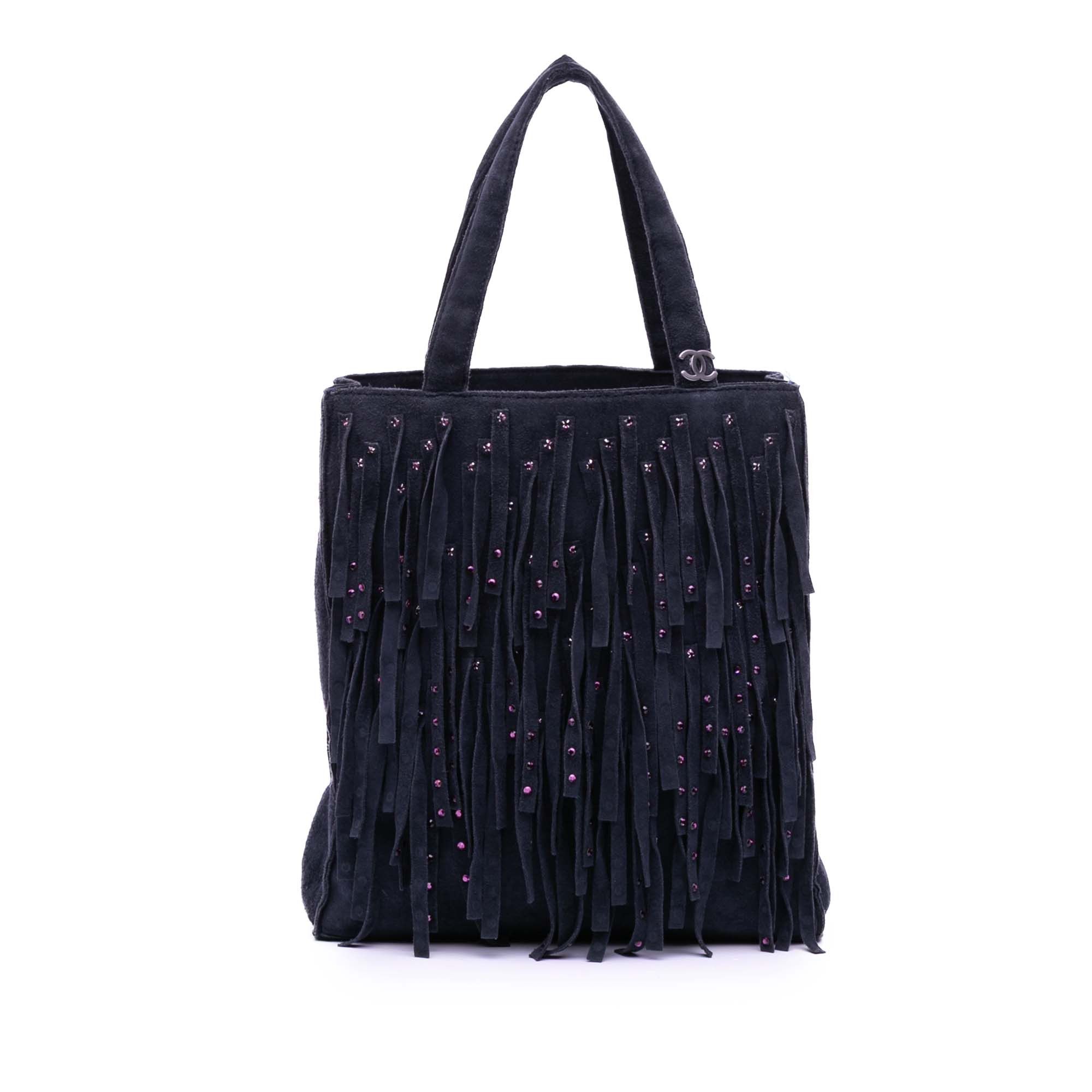 Chanel Chanel Mini Suede Studded Fringe Tote Size ONE SIZE - 1 Thumbnail