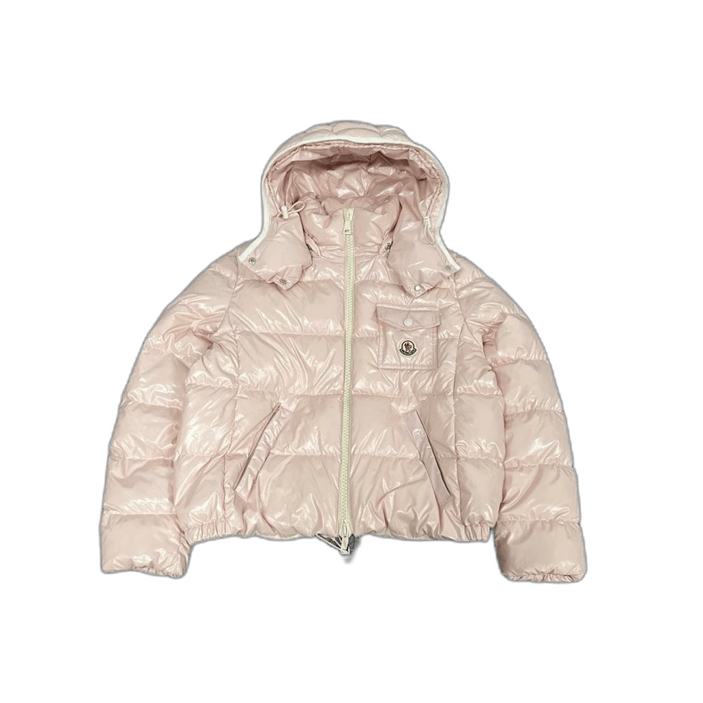 Moncler Moncler Andro Duck Down Jacket in Pink Size S / US 4 / IT 40 - 1 Thumbnail