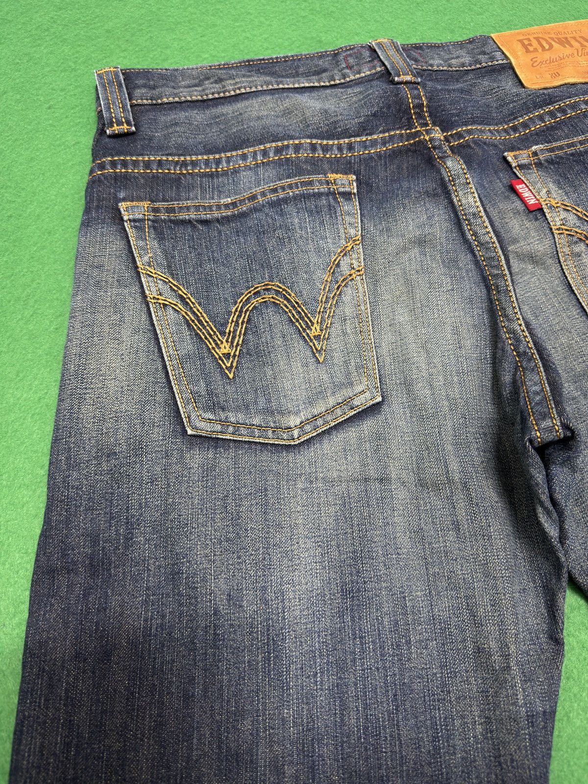 Kapital A27 EDWIN XV EXCLUSIVE VINTAGE MUD WASH AND VINTAGE STYLE Size US 35 - 13 Thumbnail