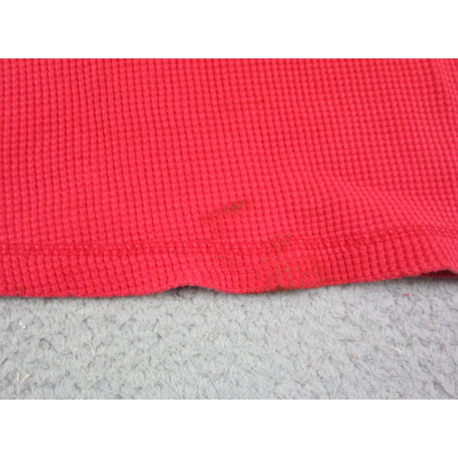 Polo Ralph Lauren VINTAGE Ralph Lauren Polo Jeans Thermal Shirt Mens S Red Knit 90s Polo Jeans Shirts Size US S / EU 44-46 / 1 - 6 Thumbnail