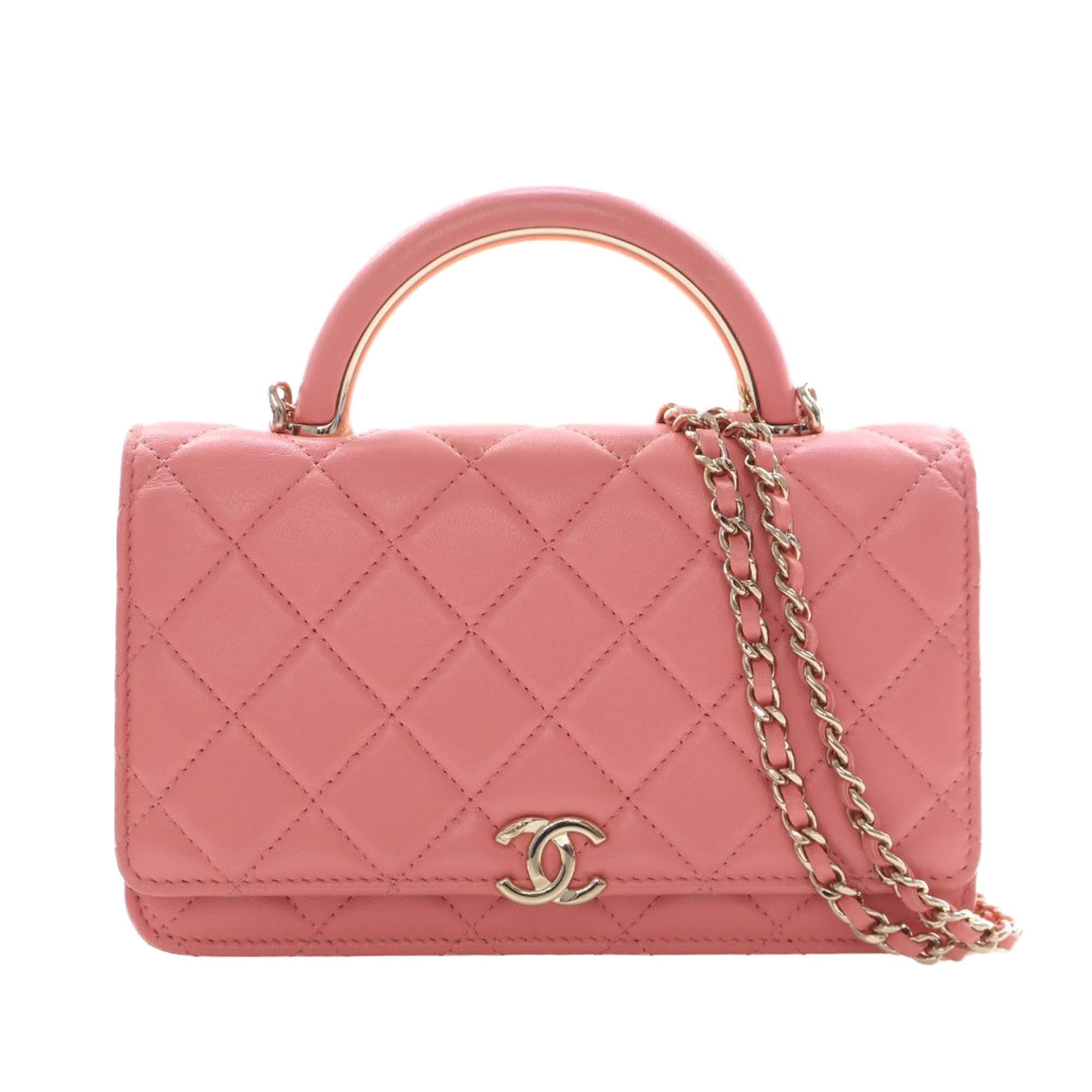 Chanel CC Quilted Lambskin Top Handle Flap Size ONE SIZE - 1 Thumbnail