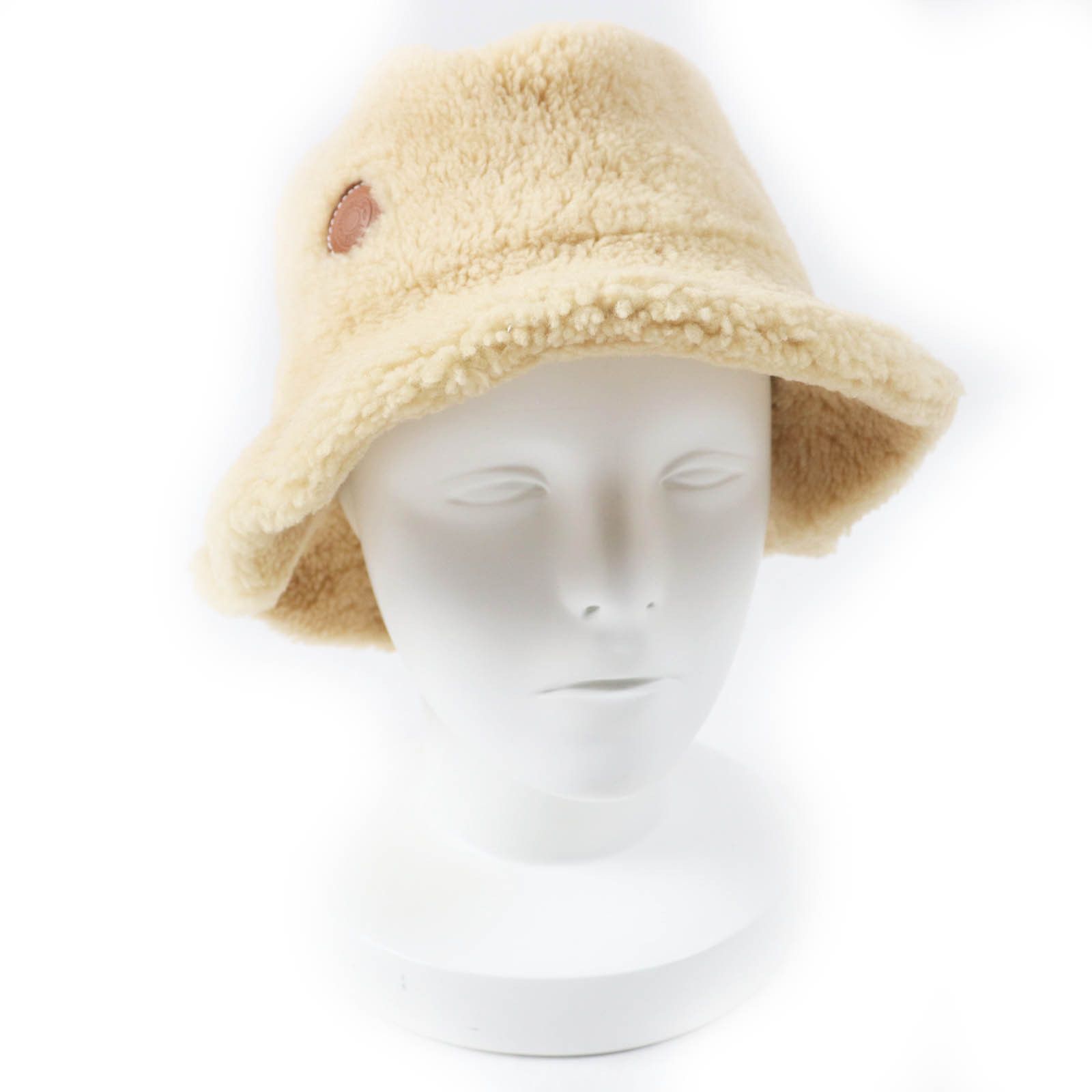 Hermes Hermes Hermes Fove Sheep leather Cowhide Bucket Hat Leather Hats DUTY FREE for USA Size ONE SIZE - 1 Thumbnail
