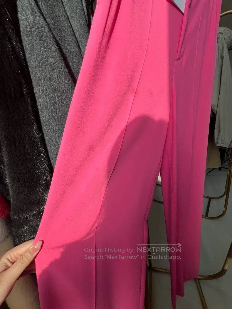 Valentino Valentino Women's high-waisted wide-leg pants Size 39" - 2 Thumbnail