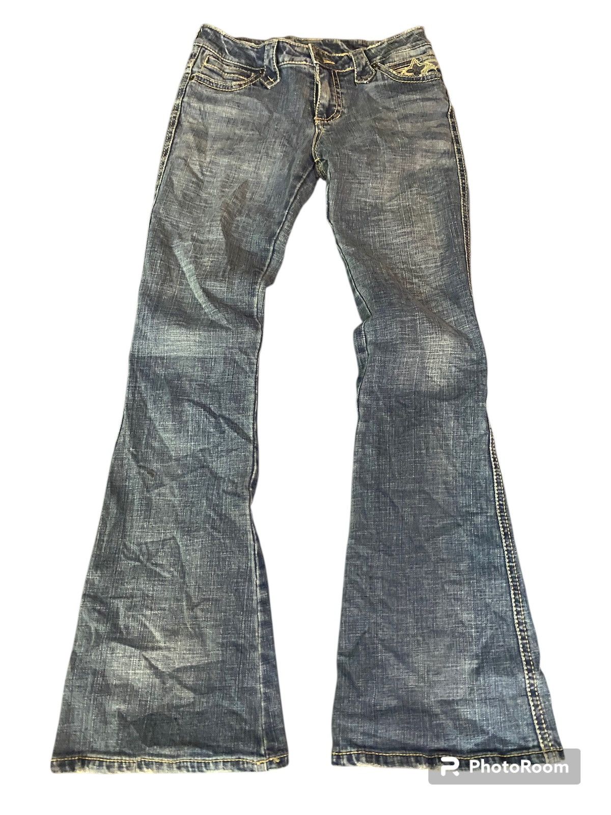 Japanese Brand Flare jeans japan 🇯🇵 Cecil McBbee Boot Cut Size 28" / US 6 / IT 42 - 3 Thumbnail