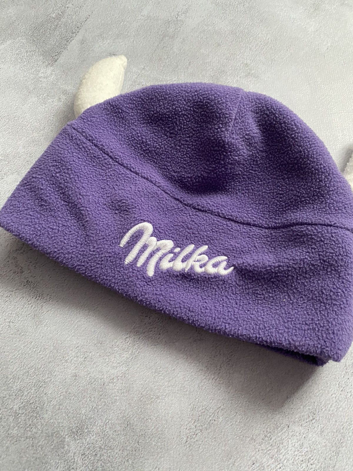 Other Vintage Milka Chocolate Beanie Hat Fleece Avant Garde Rare Size ONE SIZE - 2 Thumbnail