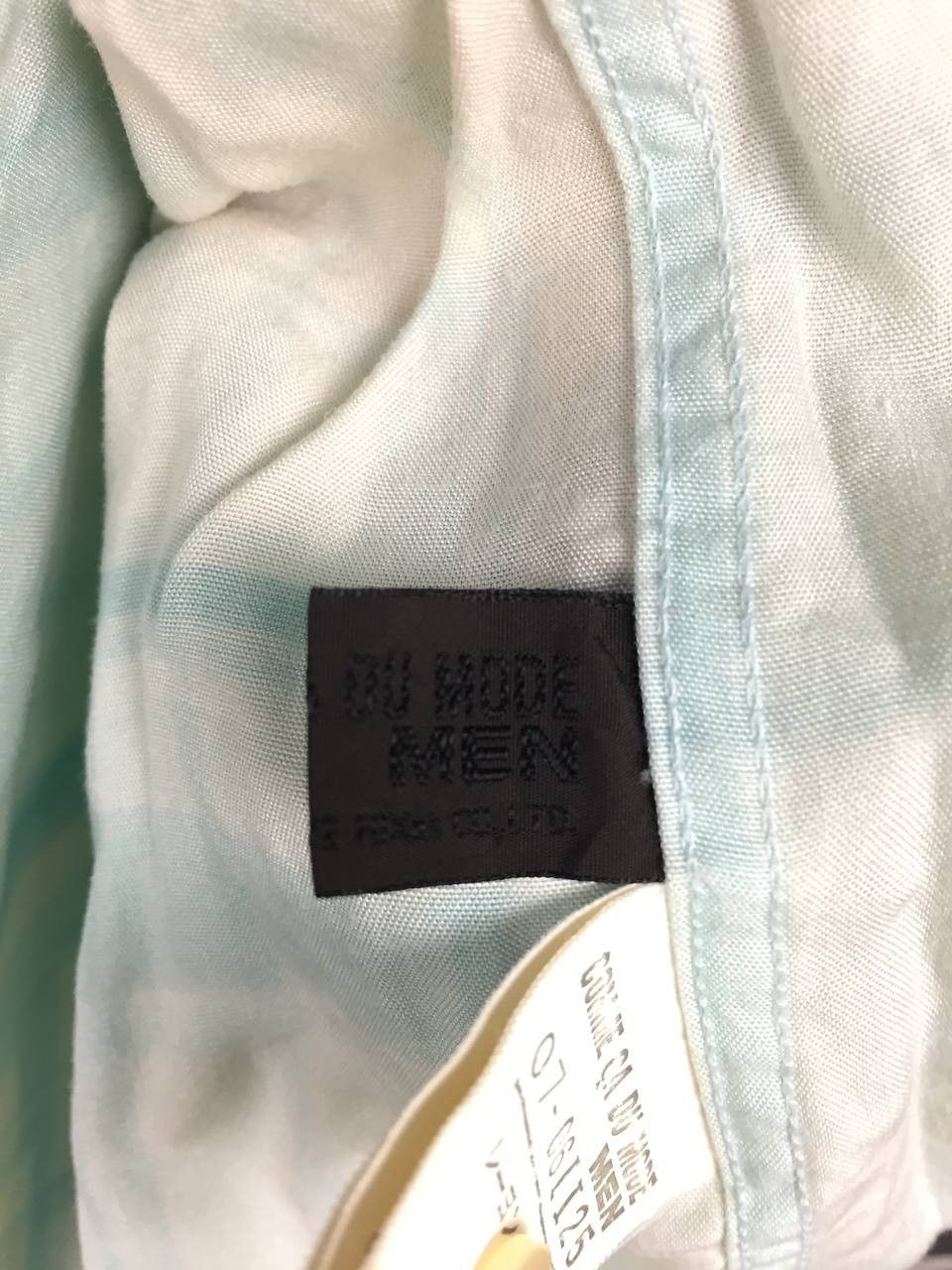 Japanese Brand Comme Ca Du Mode Archive Abstract Grid Rayon Button Up Shirt Size US M / EU 48-50 / 2 - 7 Thumbnail