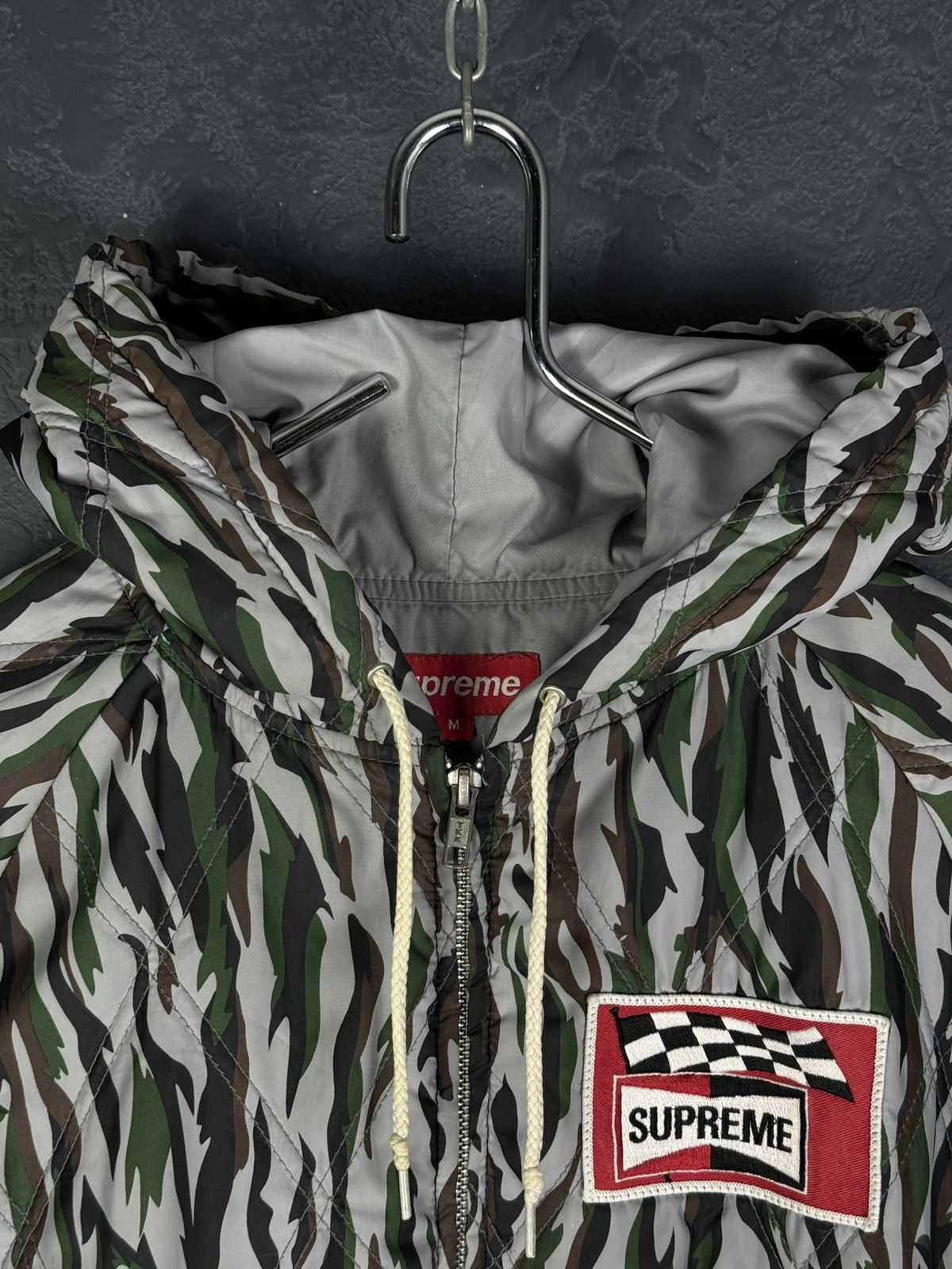 Supreme Supreme Poly Diamond Quilted Hooded Jacket Camo Rare Size US S / EU 44-46 / 1 - 10 Thumbnail