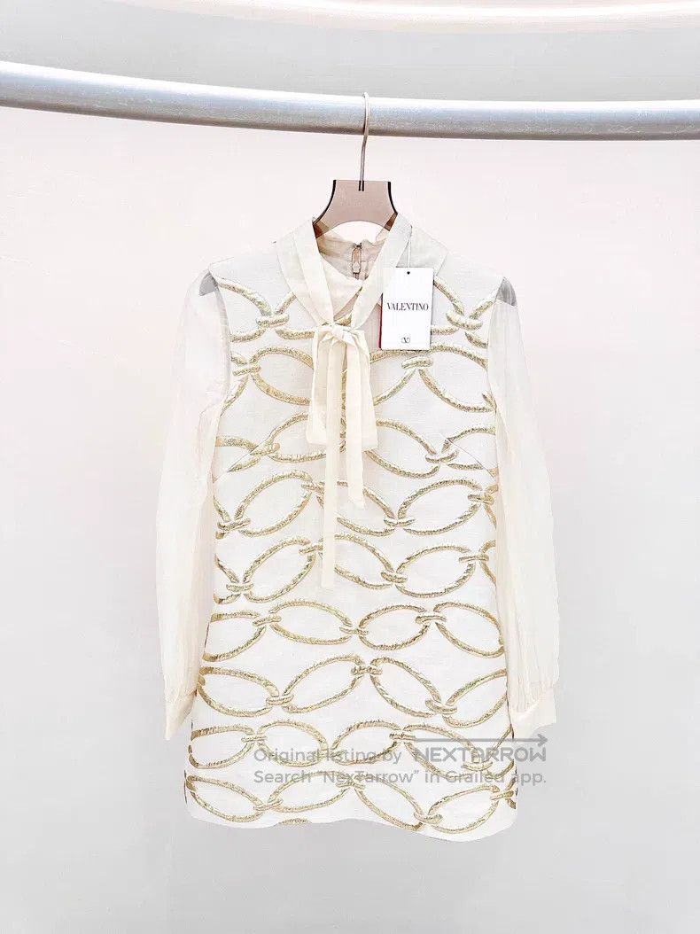 Valentino Golden dress