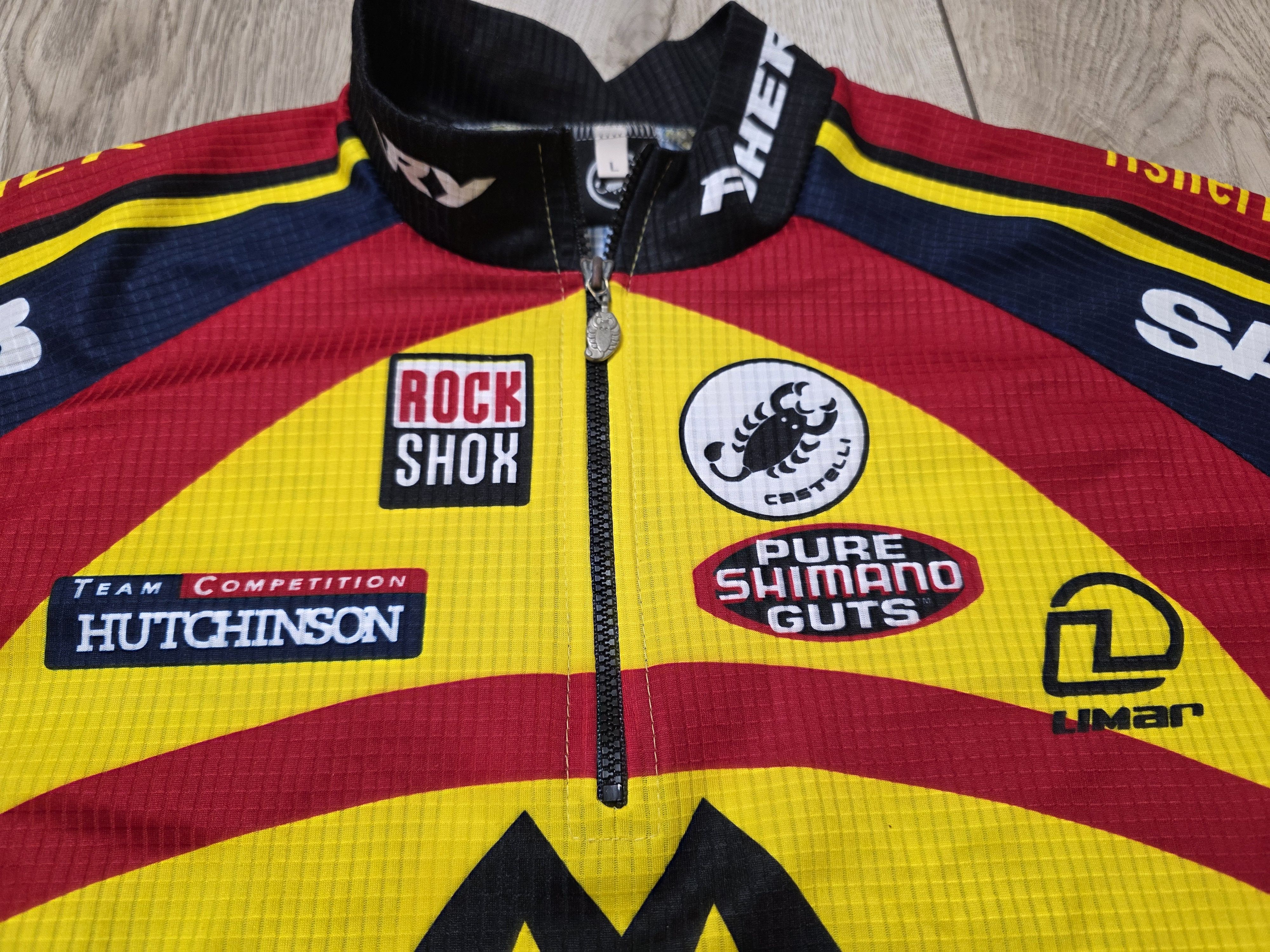 Vintage VINTAGE CASTELLI CYCLING JERSEY VELO ROCK SHOX CYCLING Size US L / EU 52-54 / 3 - 4 Thumbnail