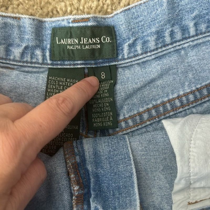 Lauren Ralph Lauren Lauren Ralph Lauren Blue Denim Shorts Womens 8 Relaxed Fit Size 30" / US 8 / IT 44 - 4 Thumbnail