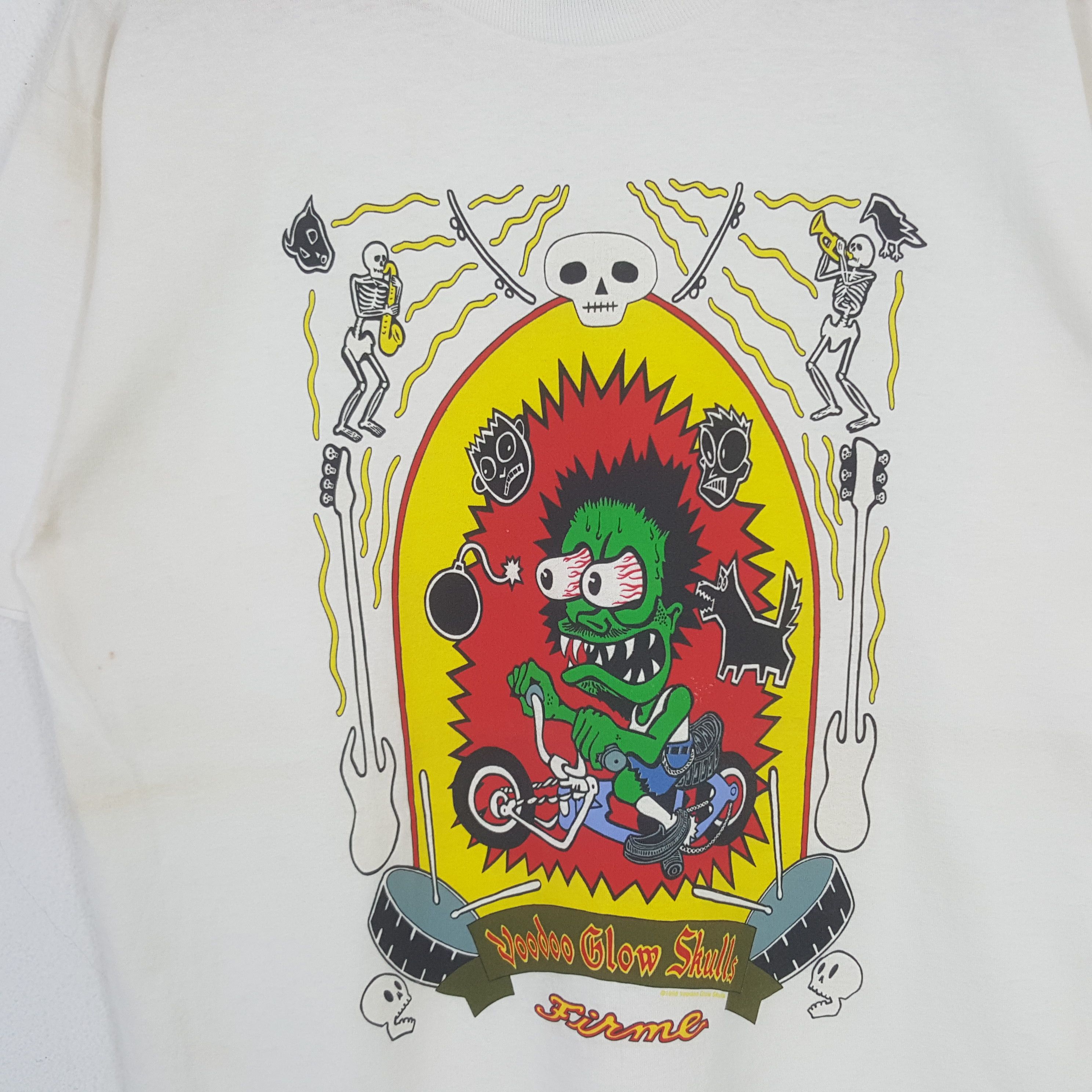 Band Tees Vintage Voodoo Glow Skulls US Punk Band 90's Tshirt 31 Size US L / EU 52-54 / 3 - 2 Thumbnail