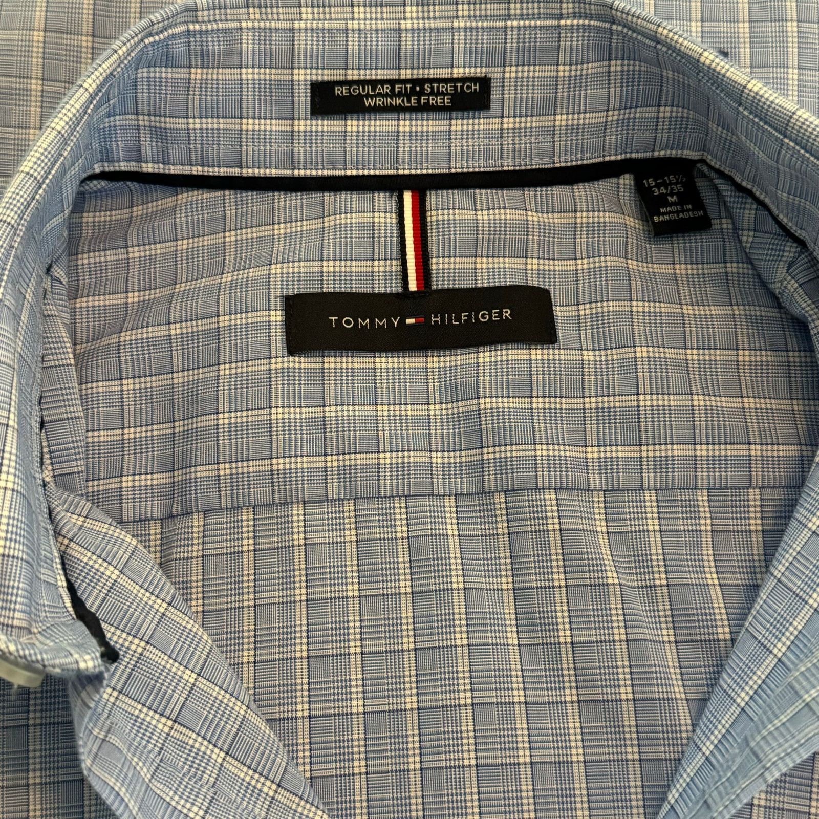 Tommy Hilfiger Tommy Hilfiger Men's Check Button-Down Shirt Medium Size US M / EU 48-50 / 2 - 4 Thumbnail