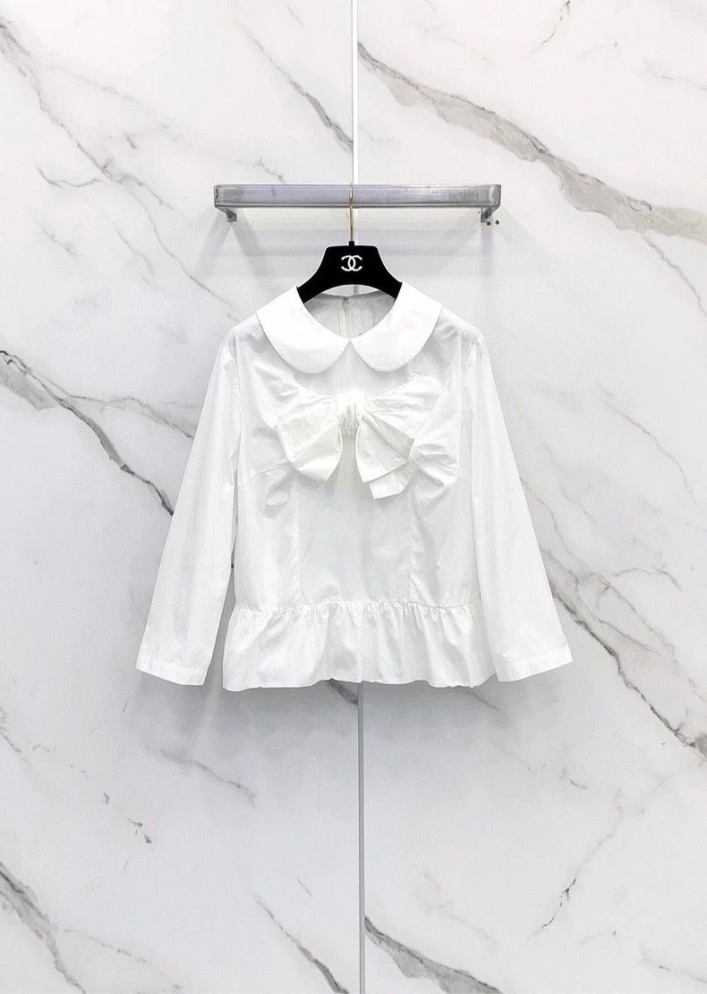 Comme des Garcons Comme Des Garcons White Doll-Collar Shirt Size M / US 6-8 / IT 42-44 - 1 Thumbnail