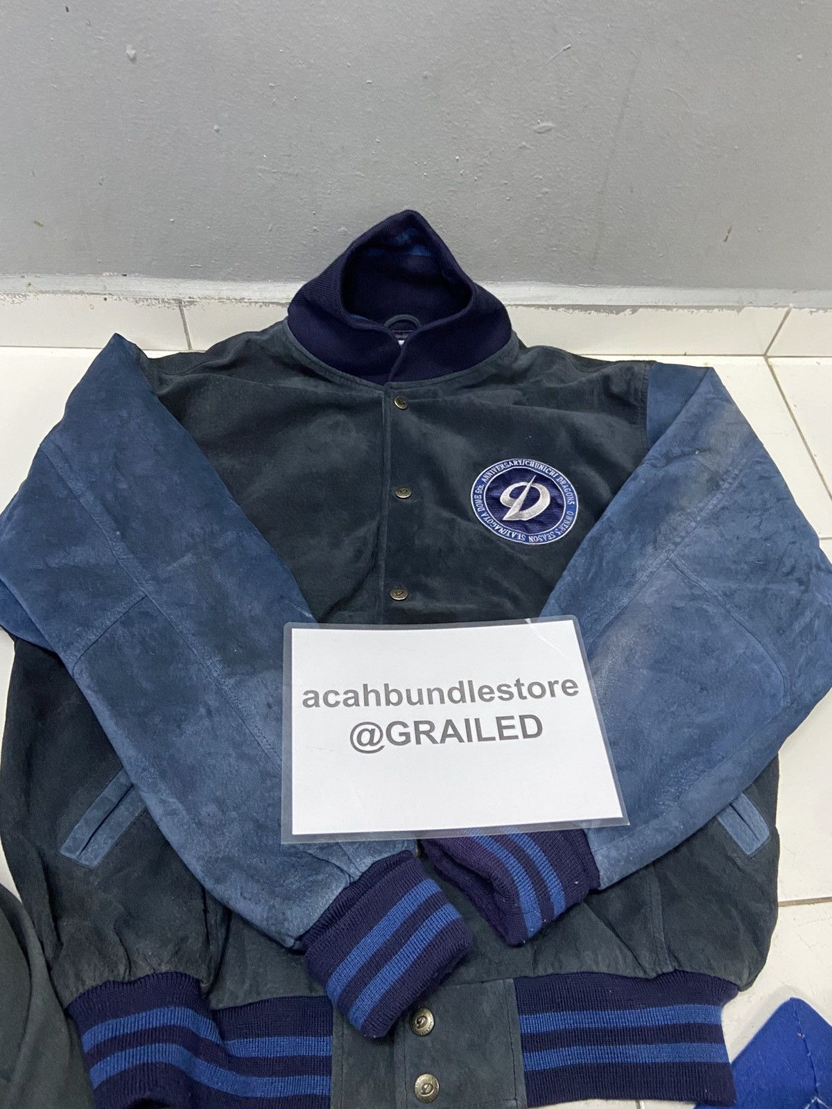 MLB VINTAGE CHUNICHI DRAGONS 5th ANNIVERSARY STADIUM JACKET Size US L / EU 52-54 / 3 - 20 Thumbnail