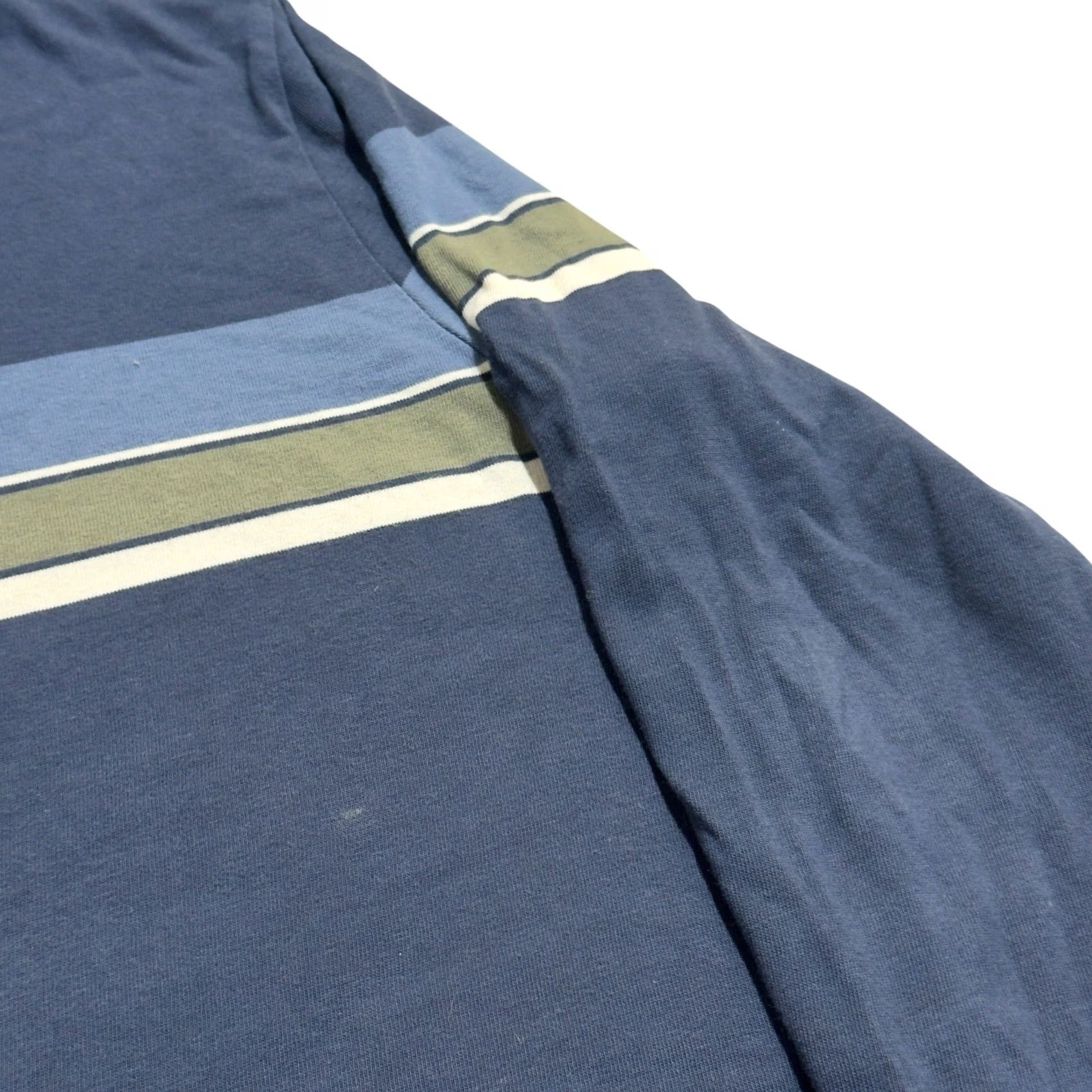 Marine Layer Marine Layer Rugby Shirt Navy Blue Colorblock Long Sleeve Polo L Men Size US L / EU 52-54 / 3 - 4 Thumbnail