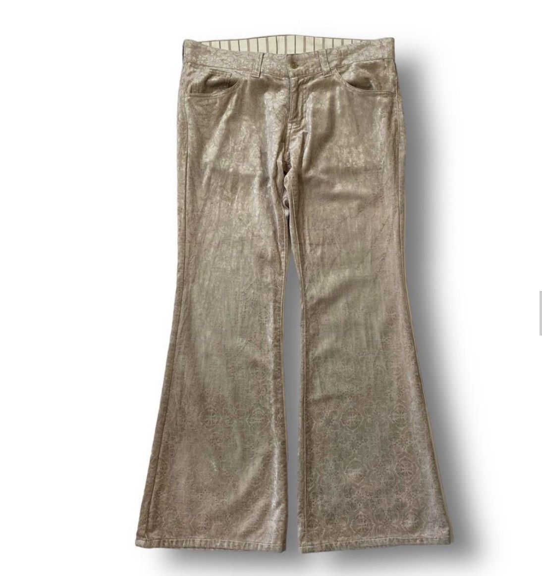 If Six Was Nine × Japanese Brand × Tornado Mart Tornado Mart flare pants Size US 33 - 1 Thumbnail