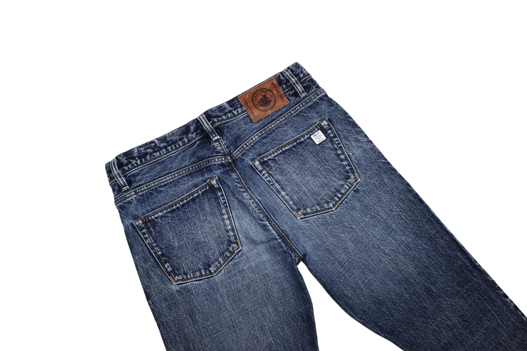 Blue Blue Japan IMjiT35020 803s AGHI 14oz selvedge natural faded jeans Size US 32 / EU 48 - 20 Thumbnail