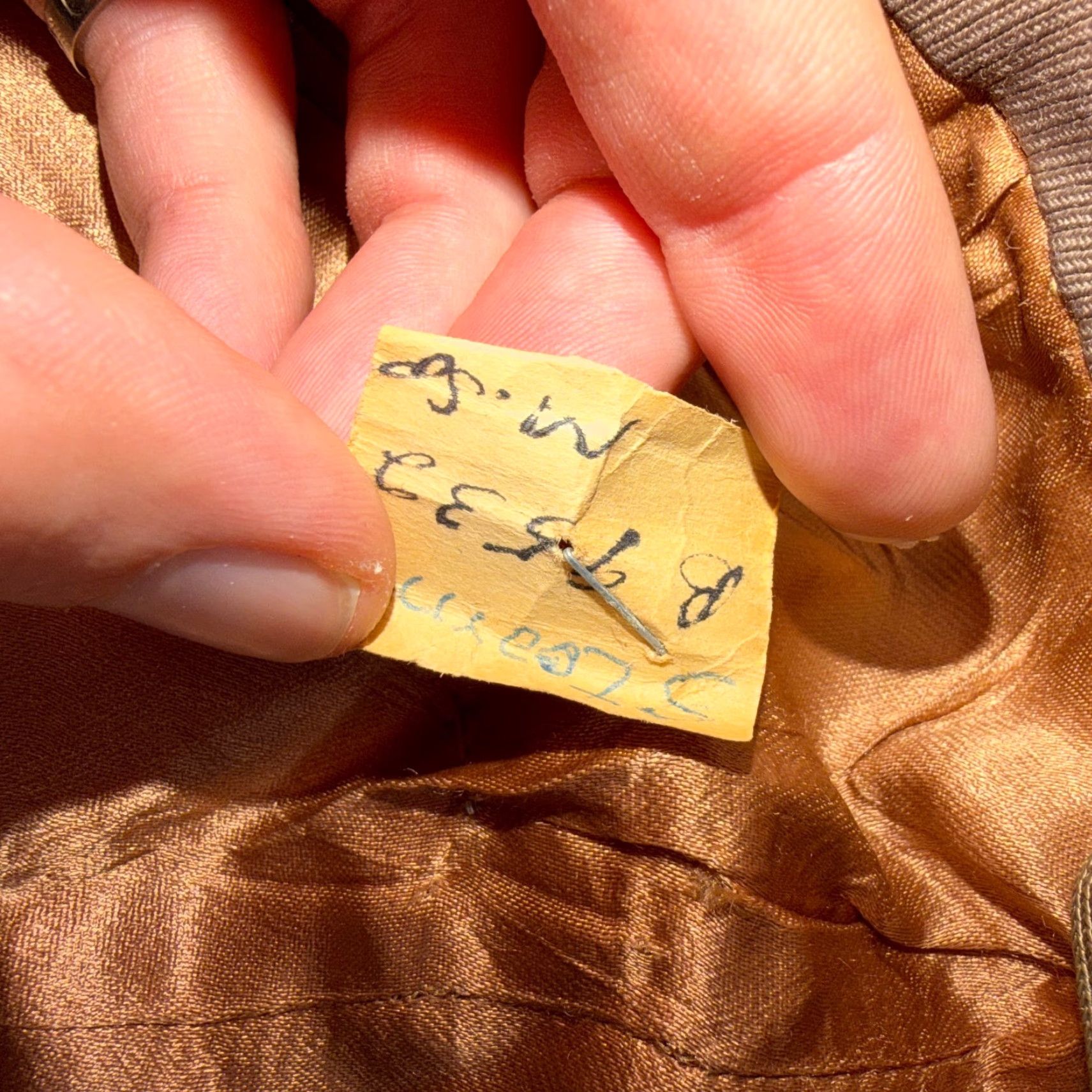 Vintage VTG Coat Trench Mens 40 Wool Gabardine Like Rockabilly Overcoat Coat Long Beige 1940s 1930s Vintage Mens Retro Overcoat Size US XXS / EU 40 - 6 Thumbnail