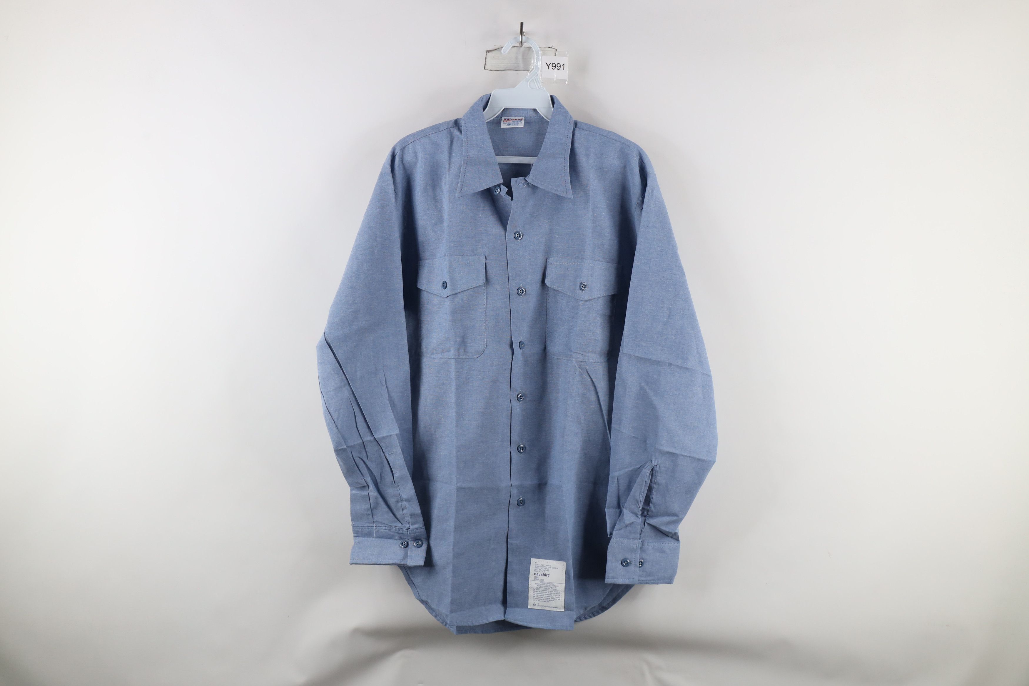 Vintage Deadstock Vintage 70s Streetwear Military Button Shirt USA Size US M / EU 48-50 / 2 - 1 Thumbnail