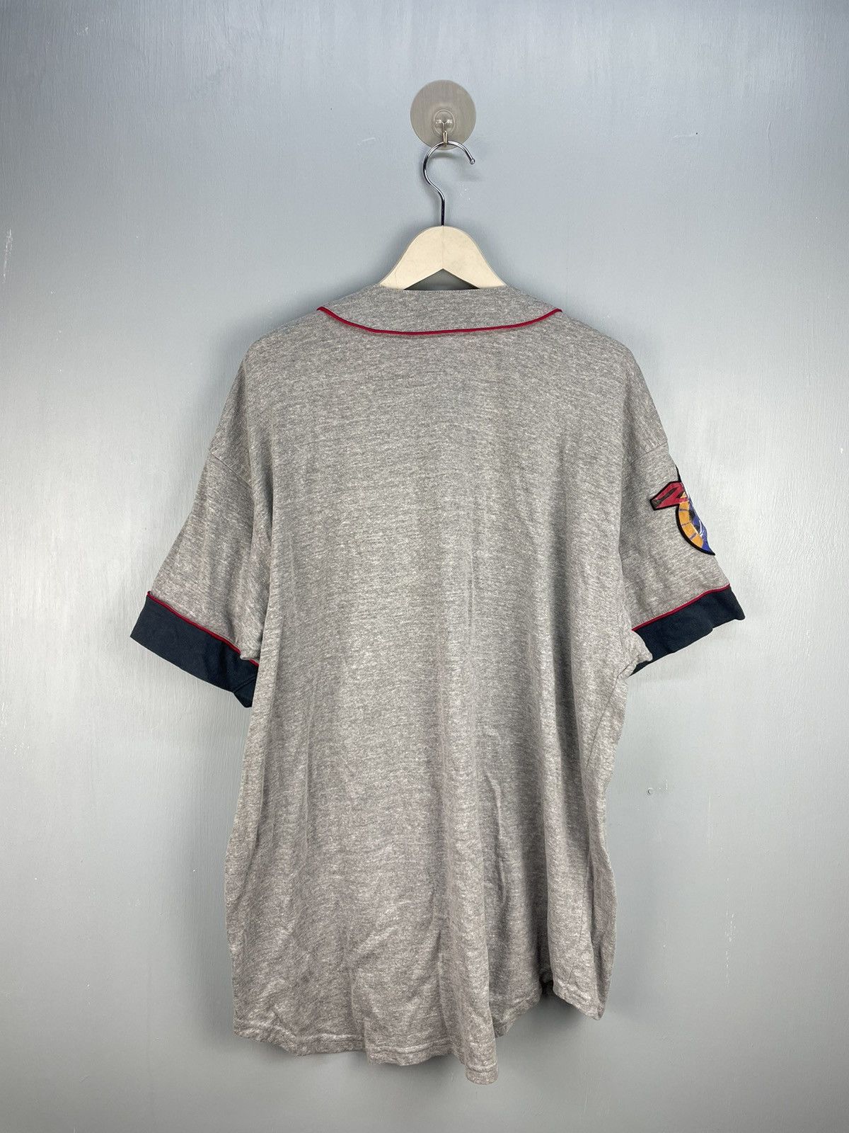 Nike Vintage 90s Nike Air Jordan basketball button up jersey Size US L / EU 52-54 / 3 - 2 Thumbnail