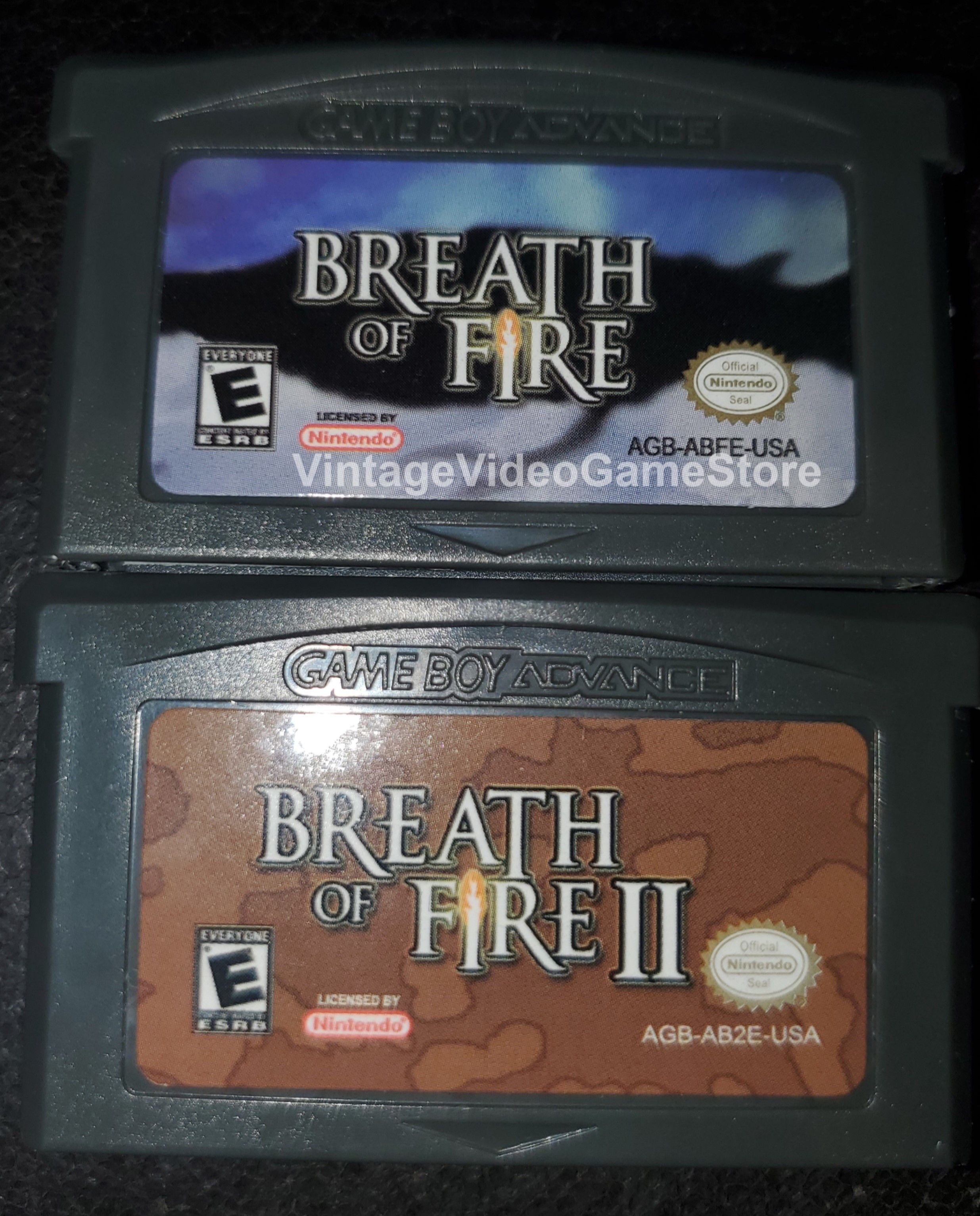 Nintendo Breath of Fire 1 and 2 GBA Video Game Cartridges Nintendo Size ONE SIZE - 1 Thumbnail
