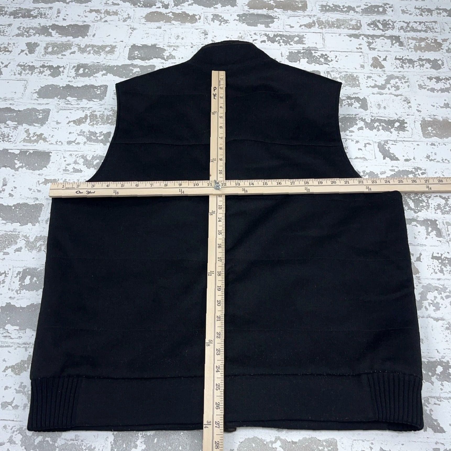 Peter Millar Peter Millar Vest Men XL Black Brown Full Zip Snap Wool Cashmere Blend Hendrick Size US XL / EU 56 / 4 - 7 Thumbnail
