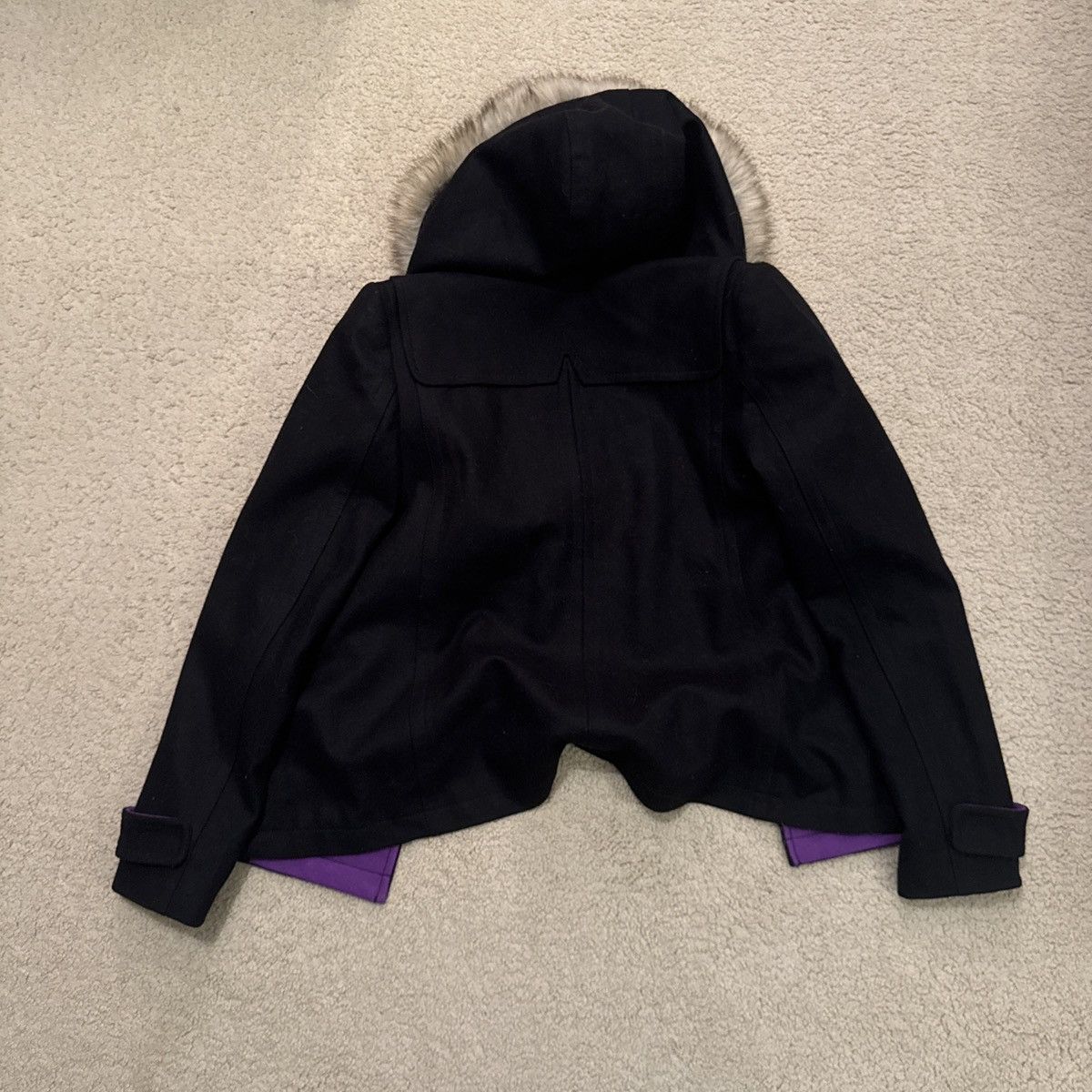 Juicy Couture vintage black fur juicy couture coat with purple inside Size M / US 6-8 / IT 42-44 - 4 Thumbnail