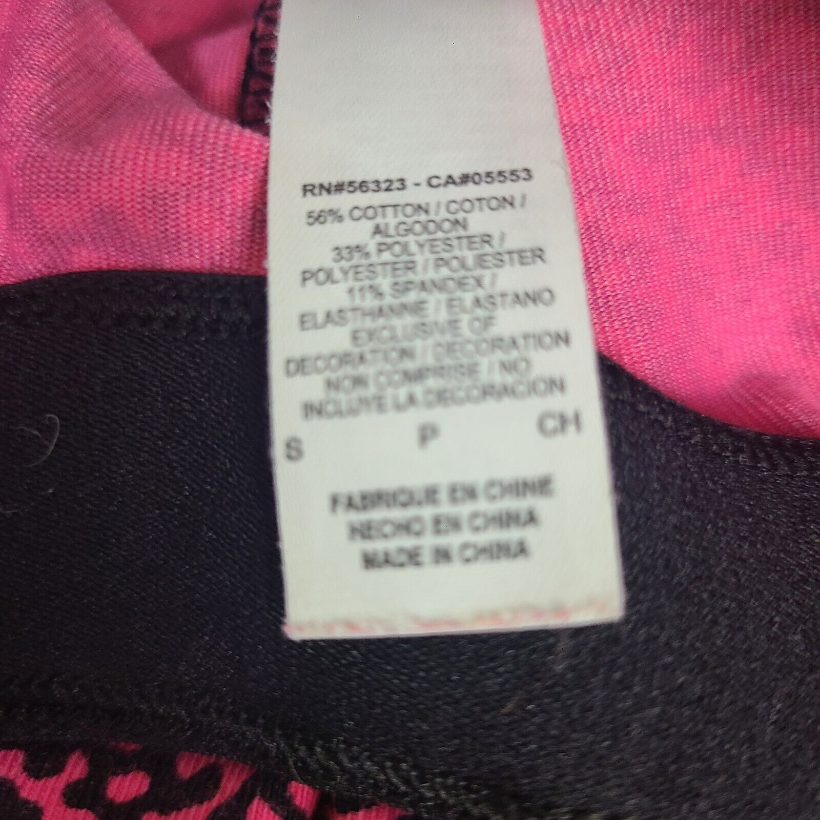 Nike Nike Womens Pink Leopard Workout Pants size Small Just Do It Size 28" / US 6 / IT 42 - 3 Thumbnail