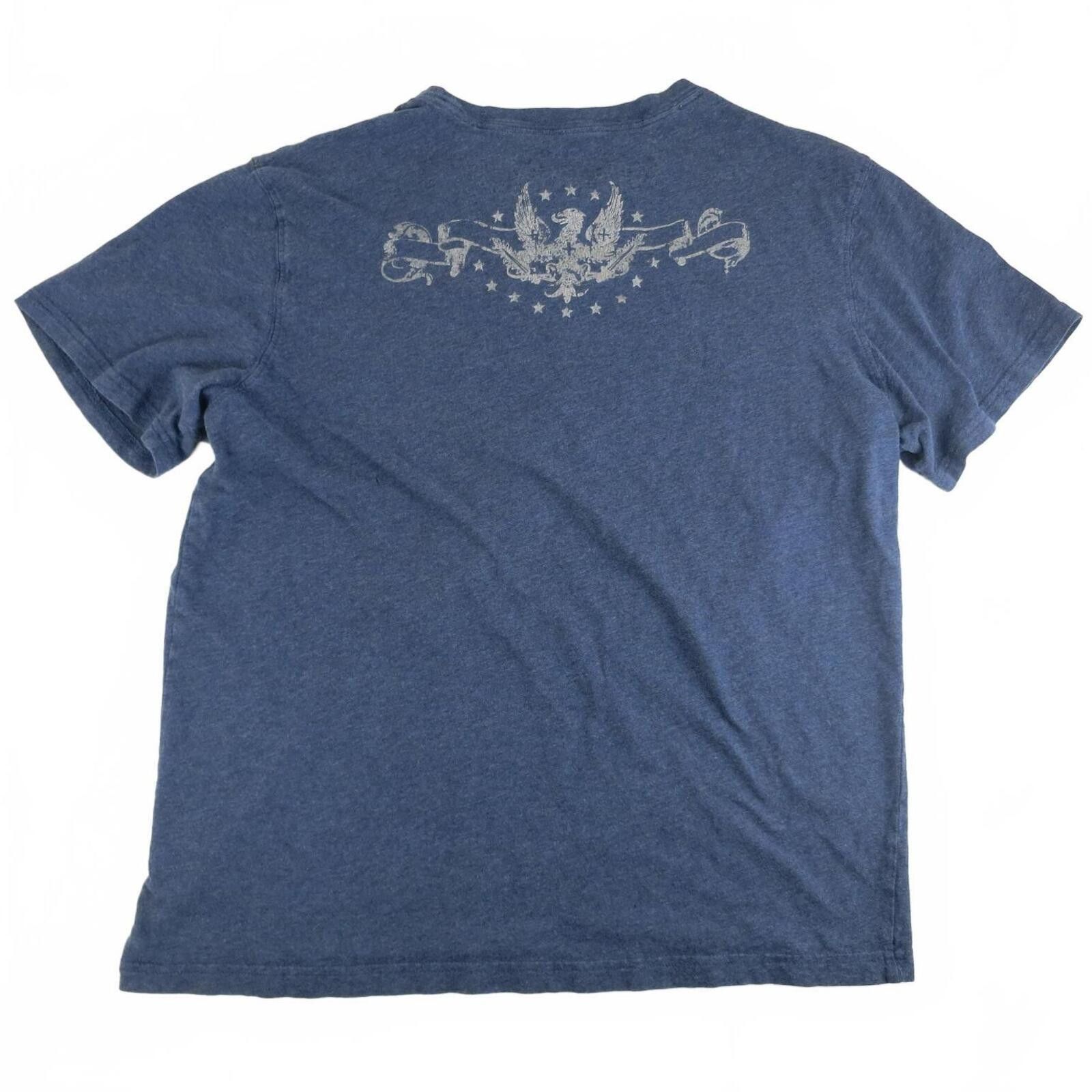 Express Express Blue Graphic Print Cotton T-Shirt Size L Size US L / EU 52-54 / 3 - 4 Thumbnail