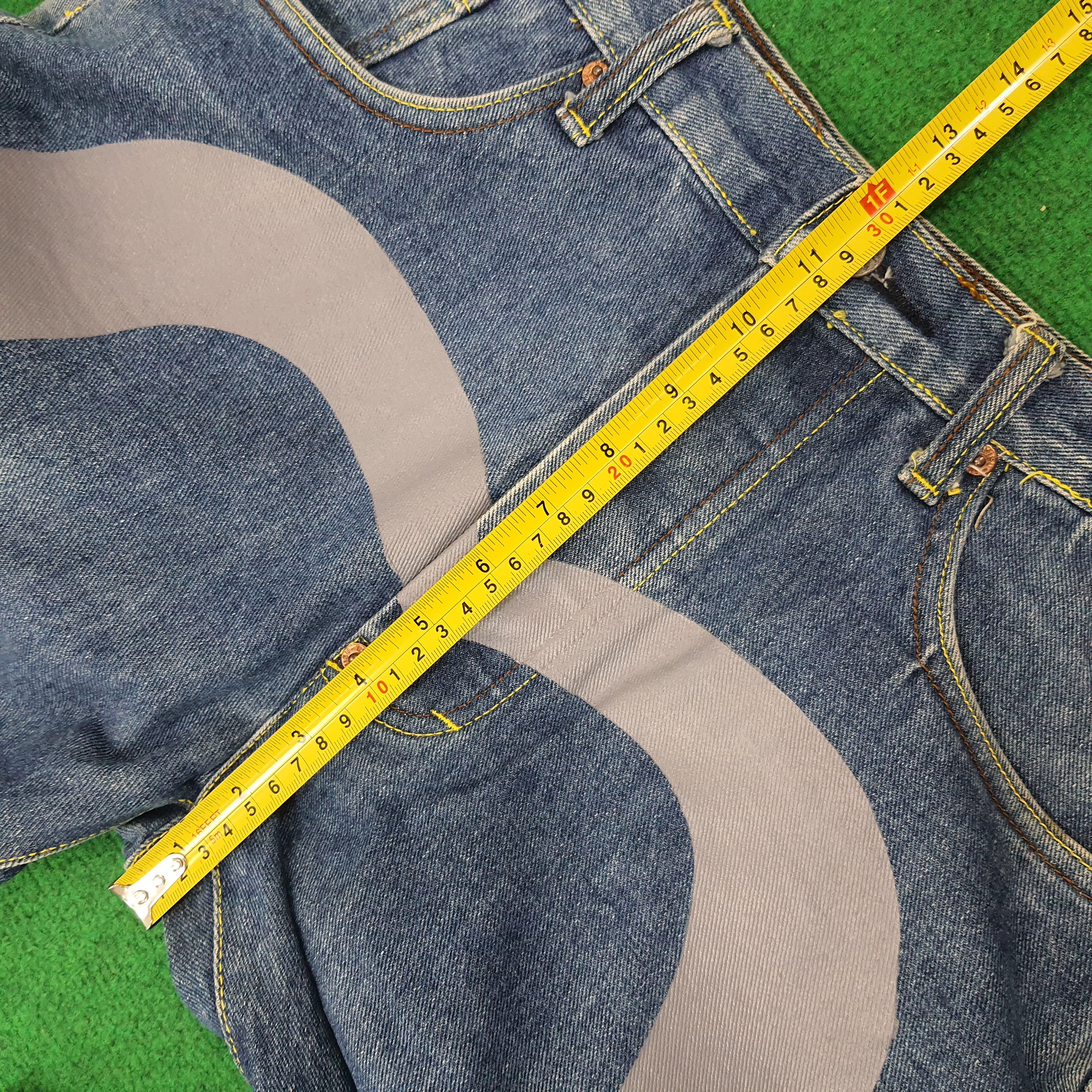 Japanese Brand Vintage Evisu x Doraemon Rare Custom Daicock Jeans C244N25 Size US 32 / EU 48 - 13 Thumbnail