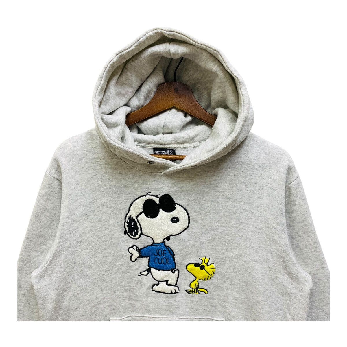 Peanuts Vintage Y2K Peanuts Snoopy Hoodie Gray Medium Size Big Logo Size US M / EU 48-50 / 2 - 2 Thumbnail