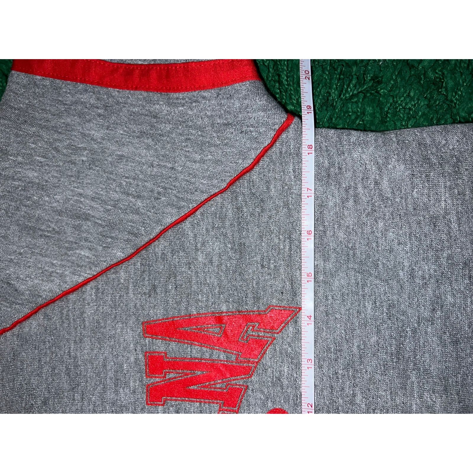 Jerzees Vintage Montana Gray Striped Hoodie Jacket 90s VTG Medium Size US M / EU 48-50 / 2 - 8 Thumbnail