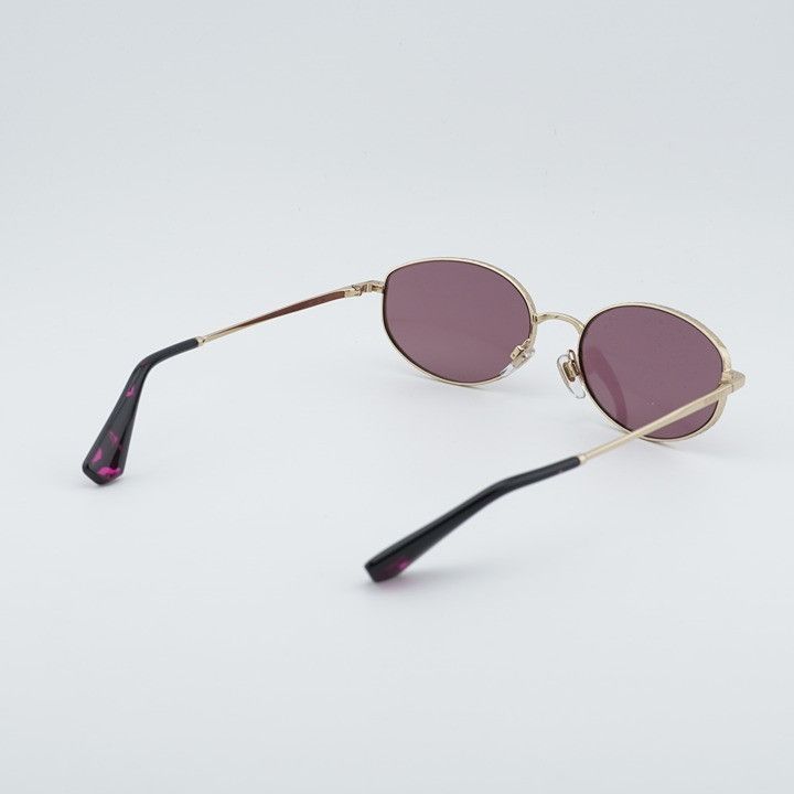Burberry Burberry BE3169 11091A Sunglasses Gold Oval Frame, Violet Size ONE SIZE - 5 Thumbnail