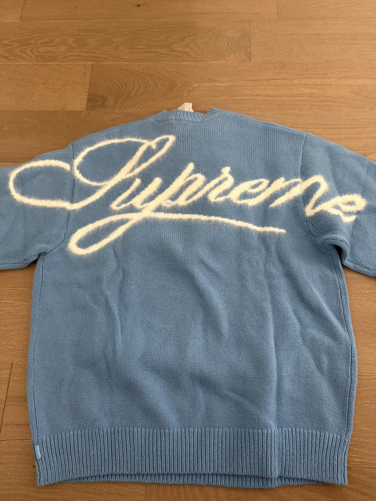 Supreme Supreme Angora Script Sweater (M) *IN-HAND, SHIPS SAME DAY* Size US M / EU 48-50 / 2 - 4 Thumbnail