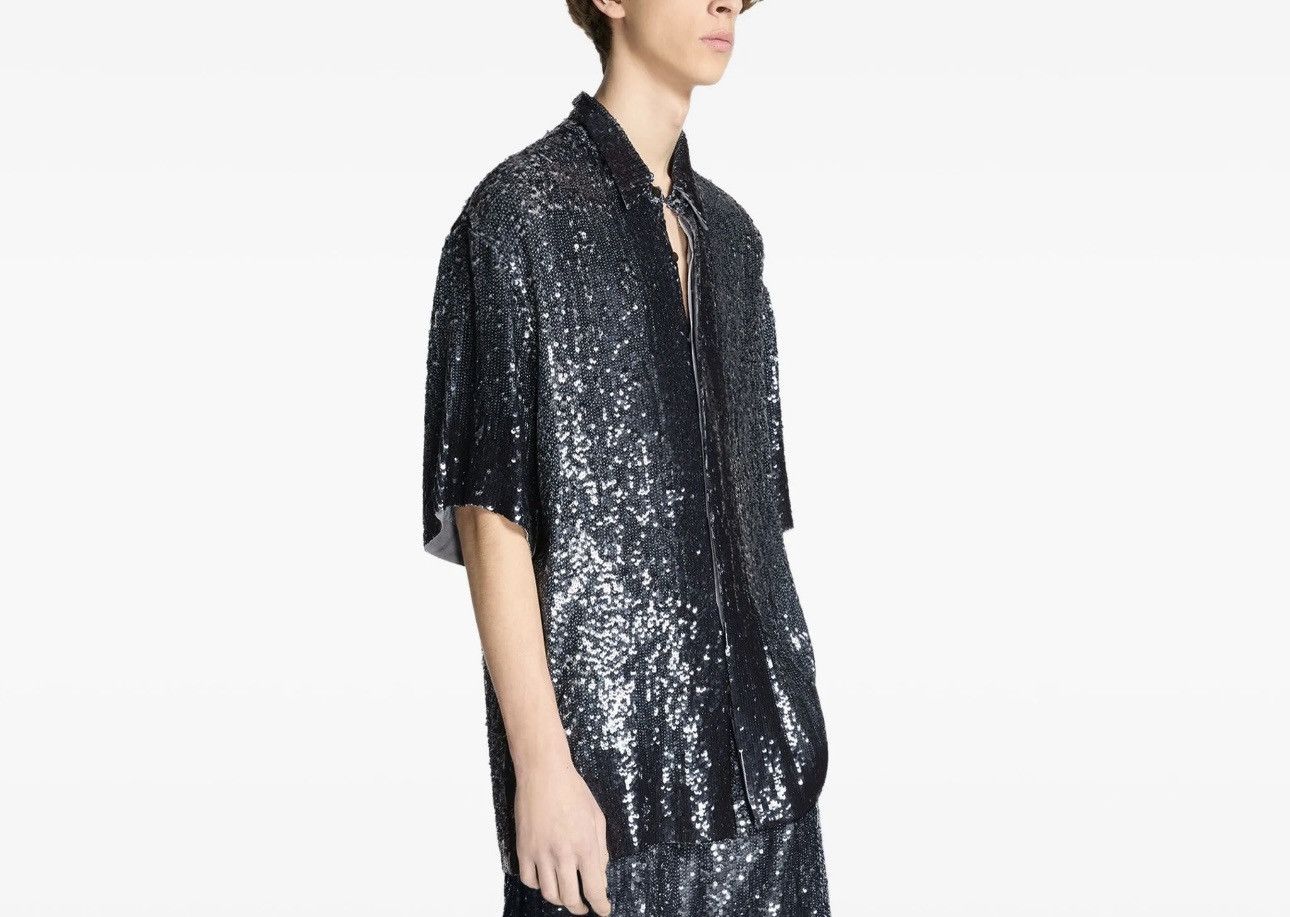 Dries Van Noten Dries Van Noten Sequined shirt Size US L / EU 52-54 / 3 - 6 Thumbnail