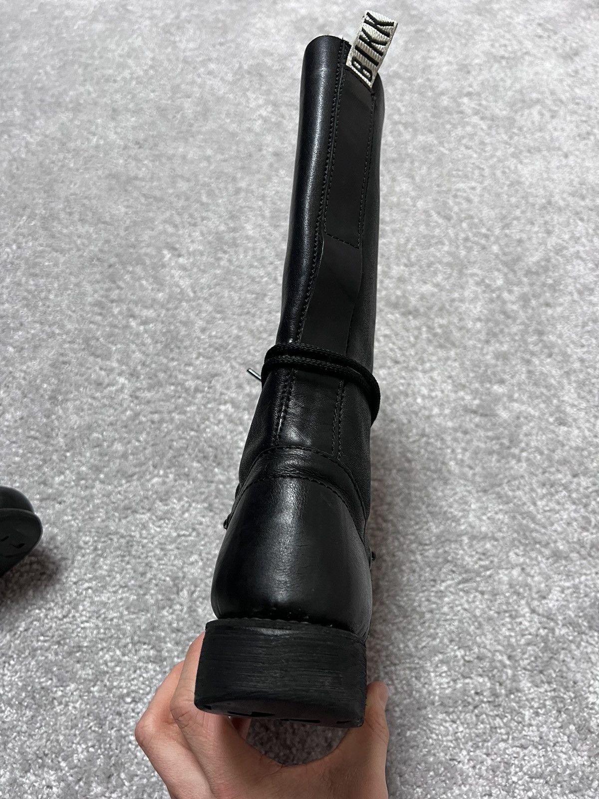 Dirk Bikkembergs Dirk Bikkembergs Black Combat Square Lace High Boots Size 36 Size US 6 / IT 36 - 10 Thumbnail