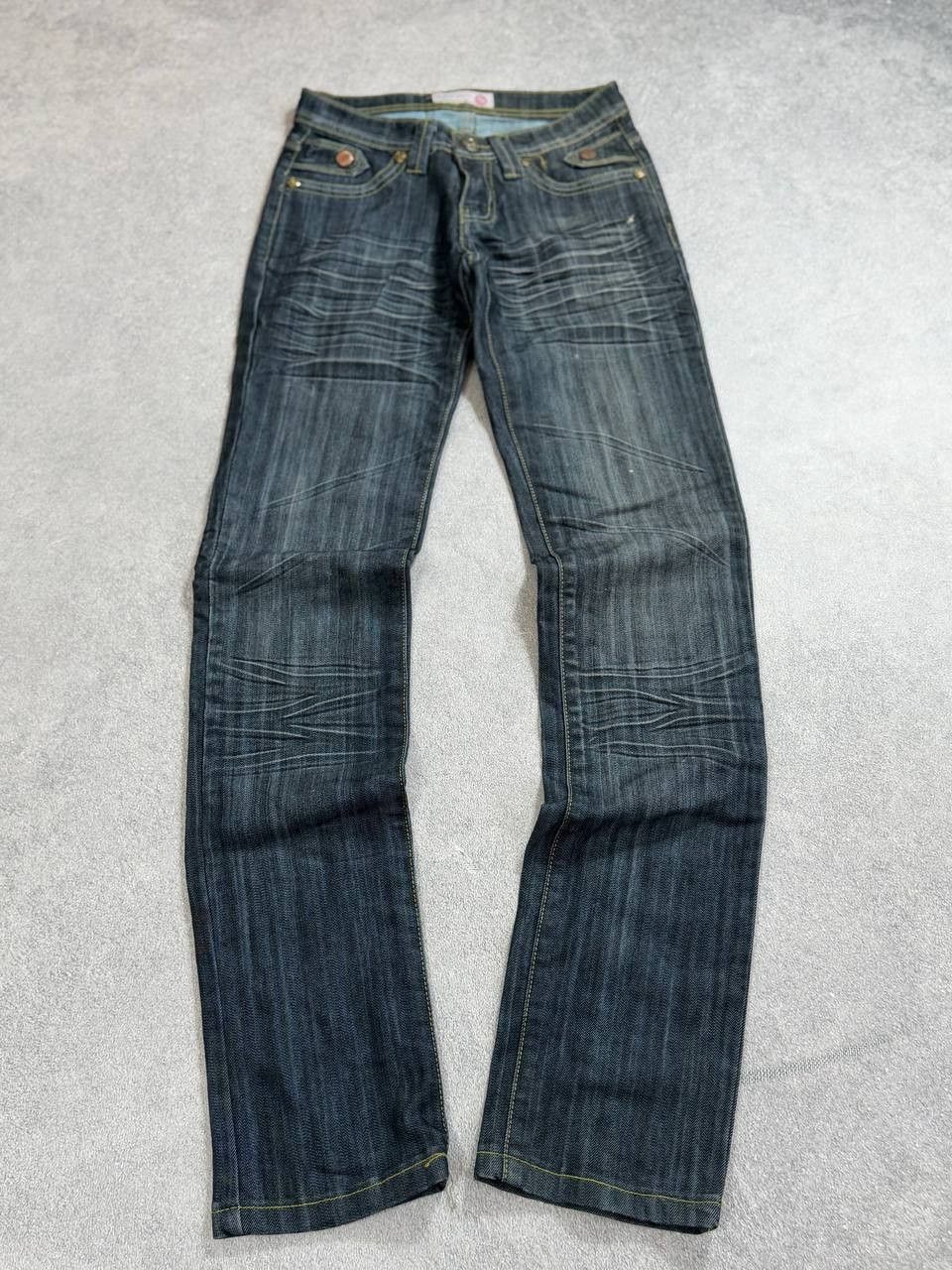 Japanese Brand vintage hysteric glamour style avant-garde flared y2k jeans Size 27" / US 4 / IT 40 - 8 Thumbnail