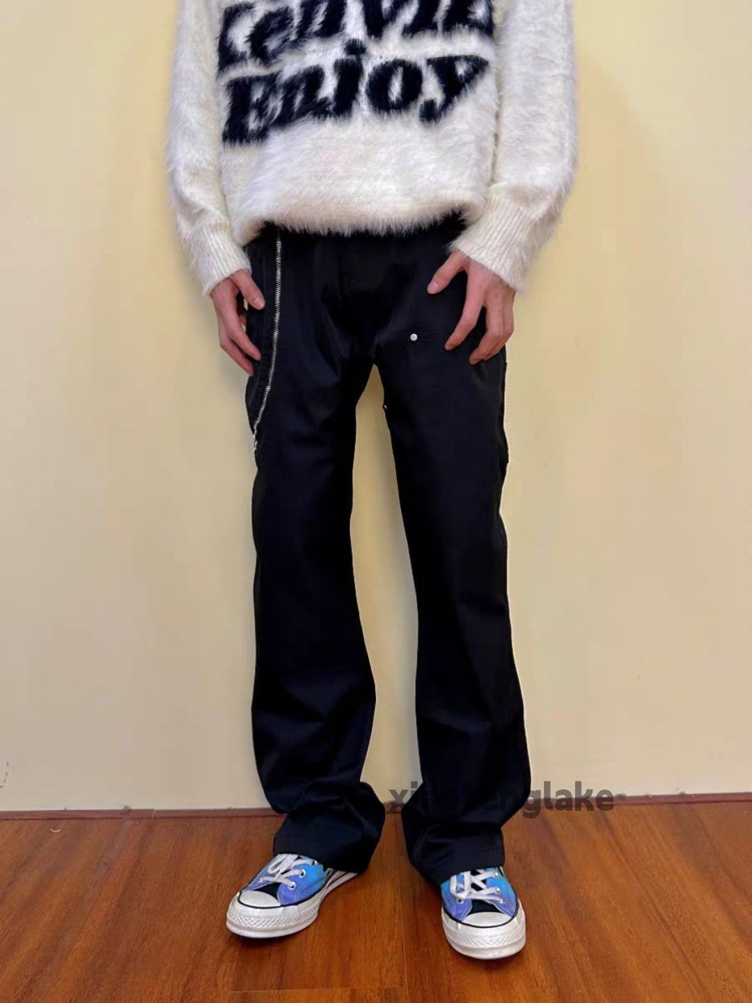 Vintage Xz zipper outdoor sports punk grunge bootcut pants Size US 28 / EU 44 - 1 Thumbnail
