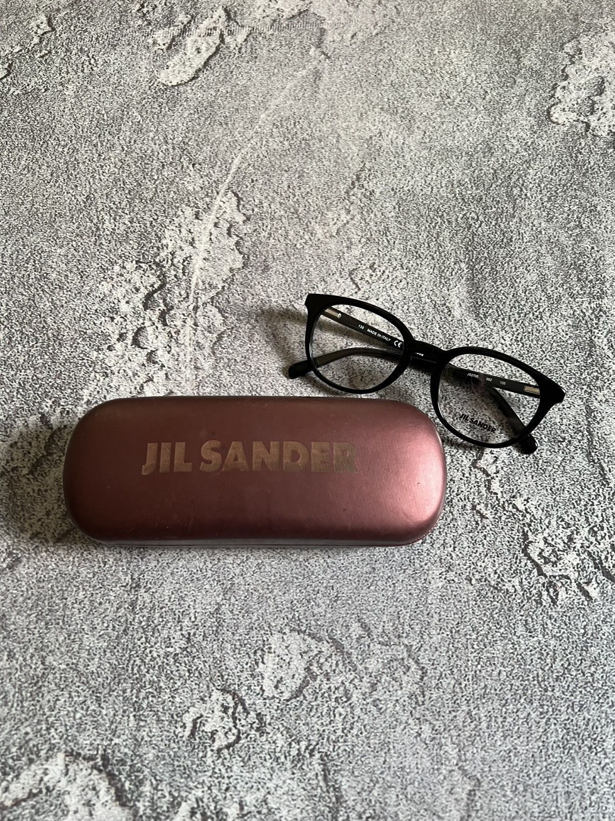 Jil Sander Jil Sander JS2705 Black Round Eyeglasses Frame Italy Unisex Size ONE SIZE - 1 Thumbnail